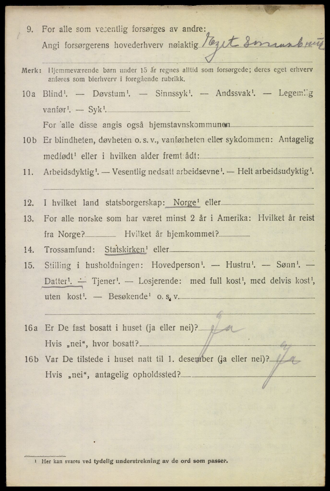 SAH, 1920 census for Brandval, 1920, p. 2017