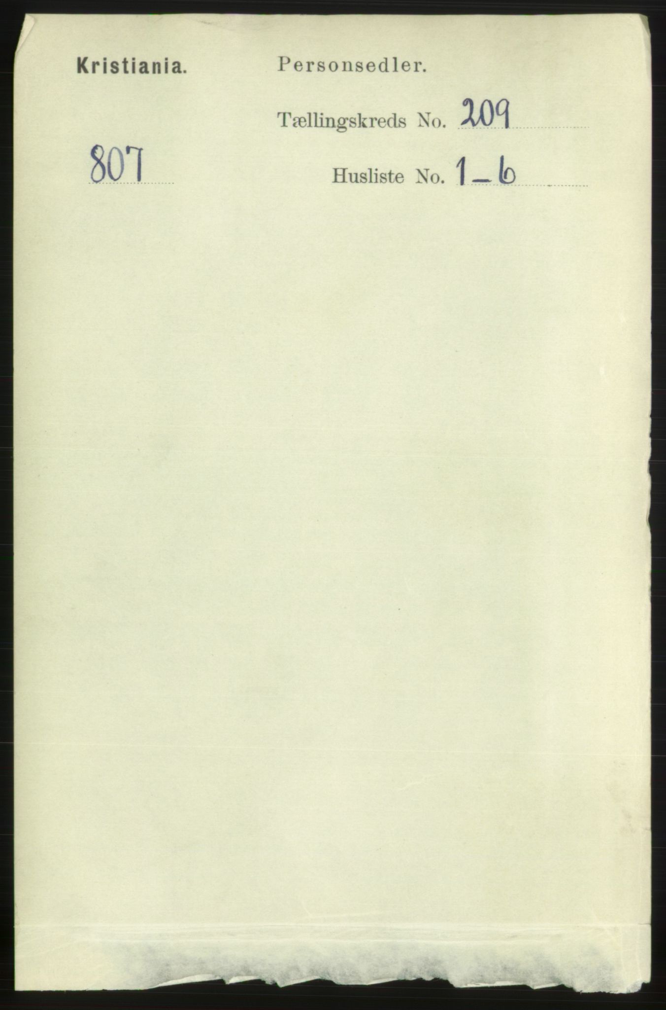 RA, 1891 census for 0301 Kristiania, 1891, p. 125081