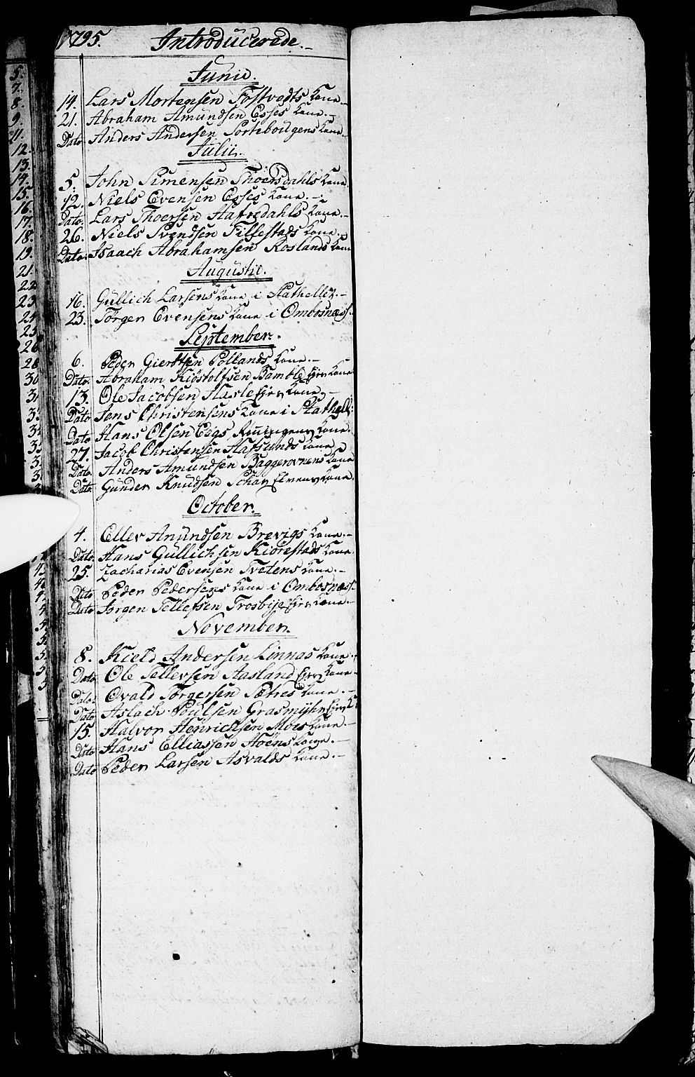 Bamble kirkebøker, SAKO/A-253/G/Ga/L0002: Parish register (copy) no. I 2, 1794-1800