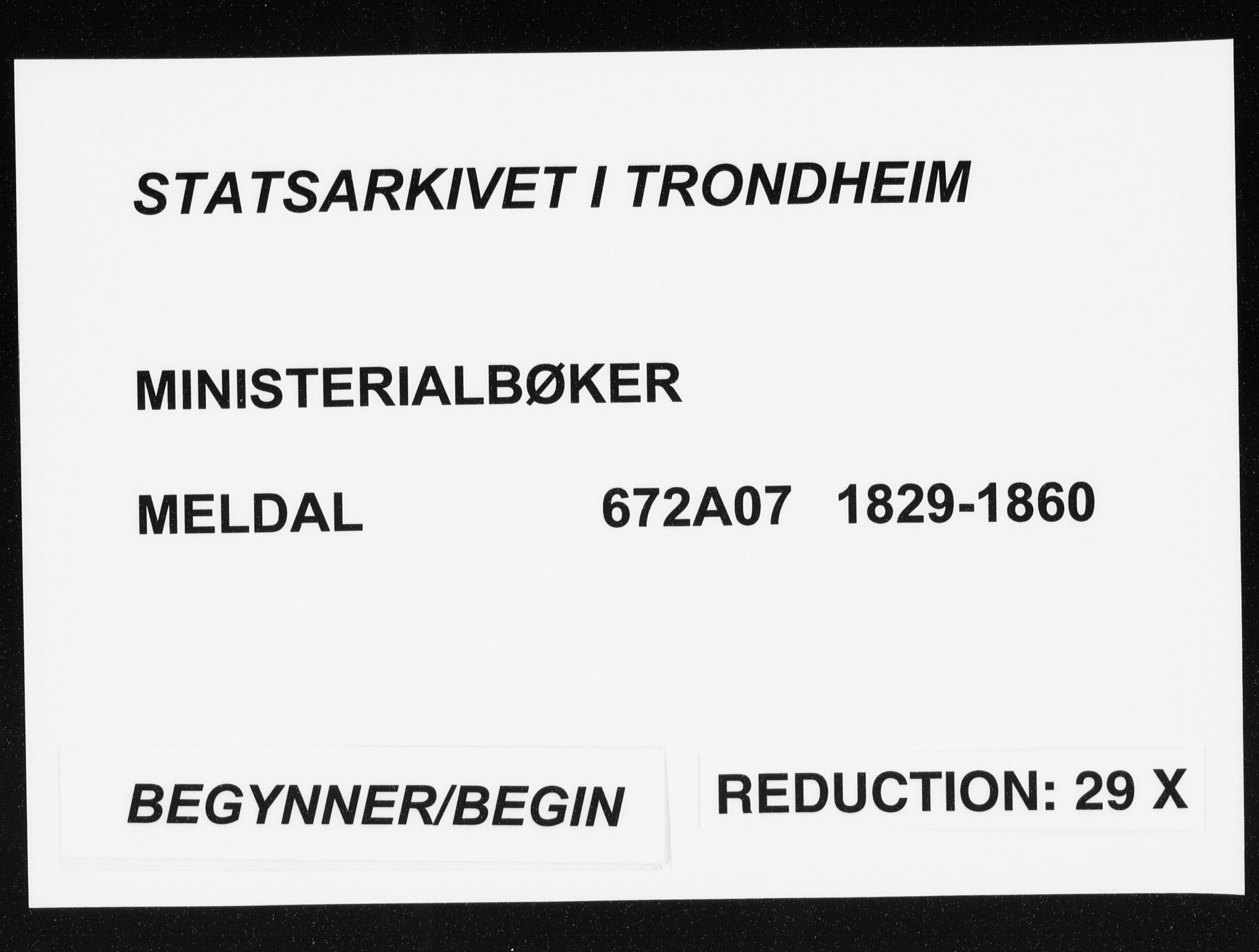 Ministerialprotokoller, klokkerbøker og fødselsregistre - Sør-Trøndelag, SAT/A-1456/672/L0855: Parish register (official) no. 672A07, 1829-1860