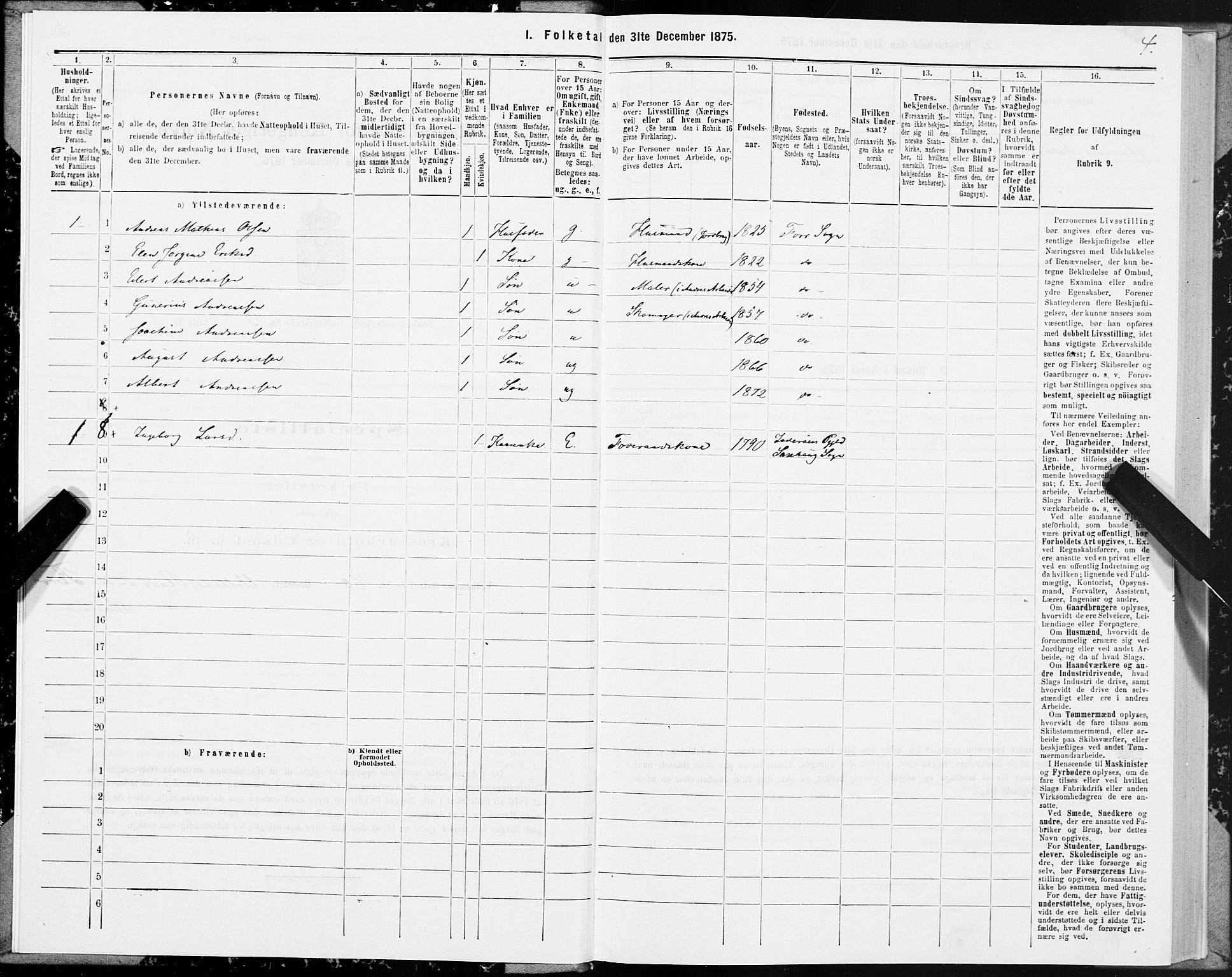 SAT, 1875 census for 1734P Stod, 1875, p. 3004