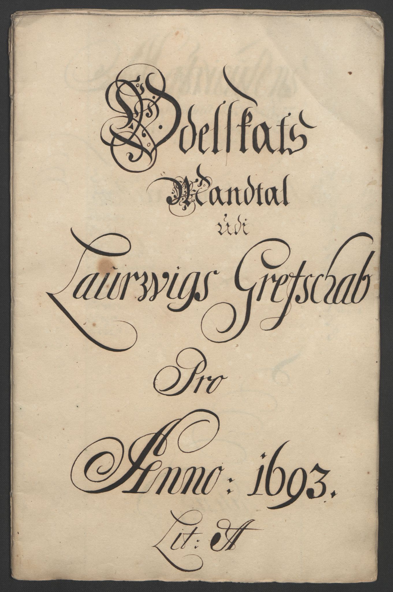 Rentekammeret inntil 1814, Reviderte regnskaper, Fogderegnskap, RA/EA-4092/R33/L1974: Fogderegnskap Larvik grevskap, 1693-1695, p. 16