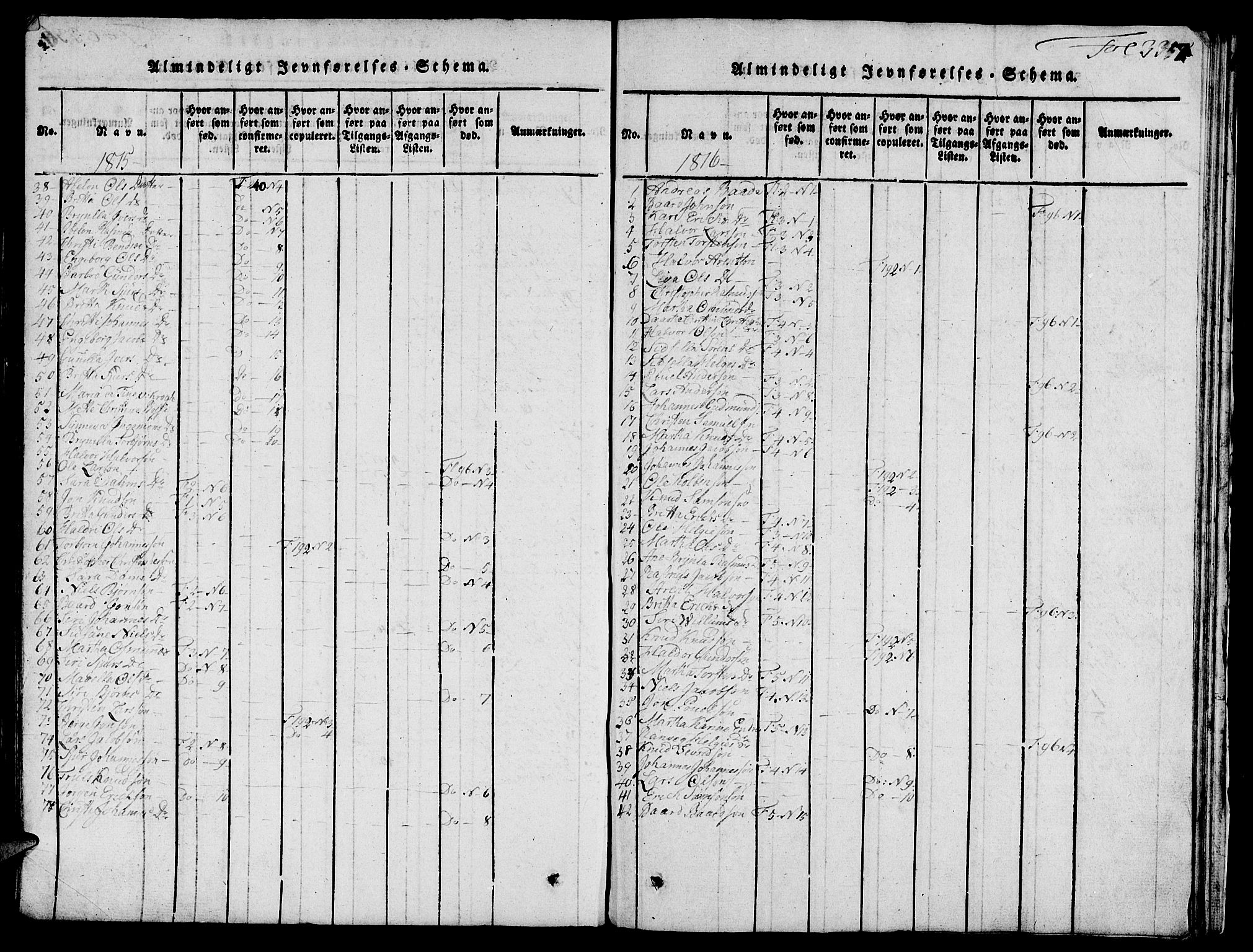 Skjold sokneprestkontor, AV/SAST-A-101847/H/Ha/Hab/L0001: Parish register (copy) no. B 1, 1815-1835, p. 337