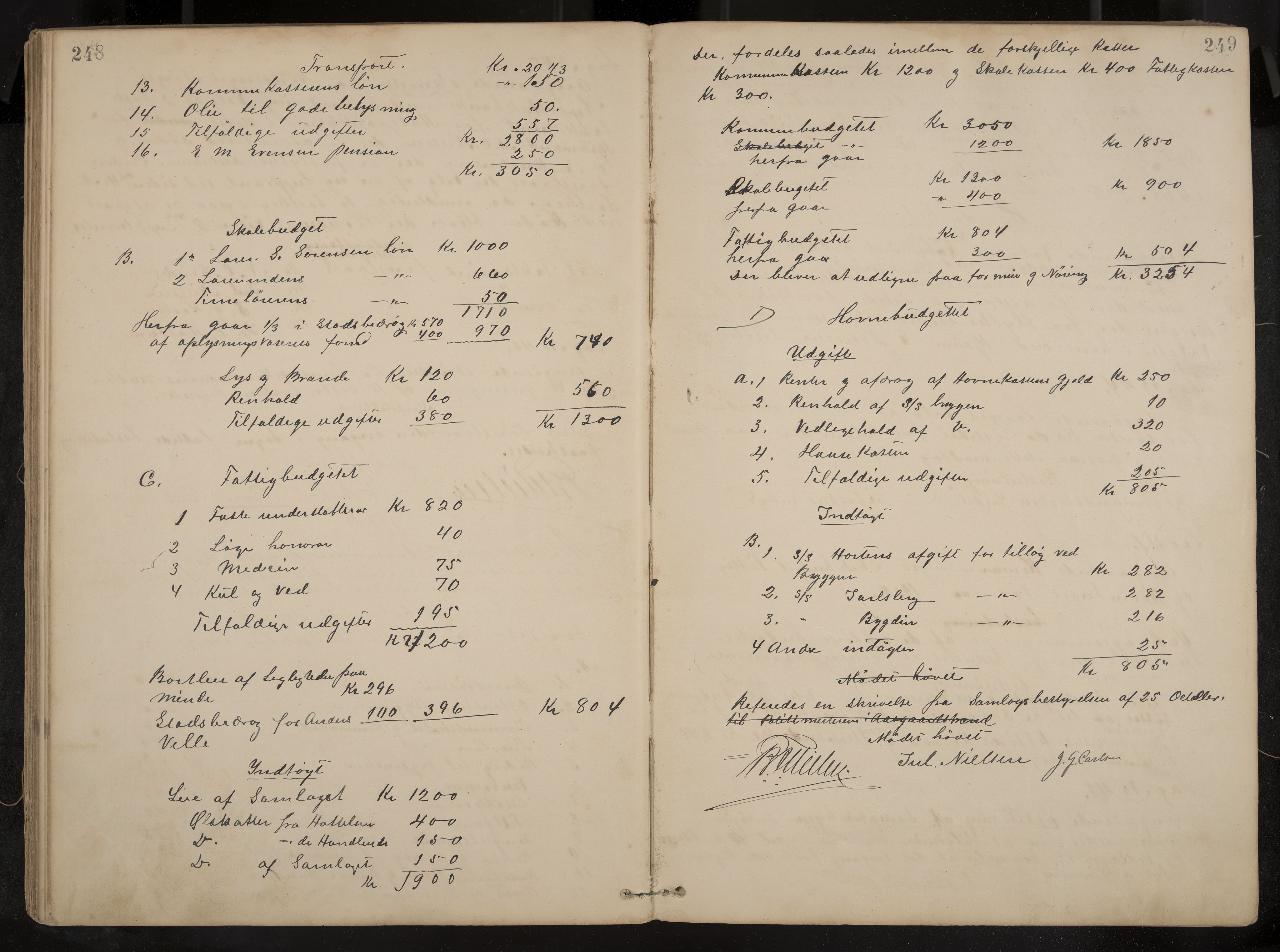 Åsgårdstrand formannskap og sentraladministrasjon, IKAK/0704021/A/L0003: Møtebok med register, 1890-1908, p. 248-249