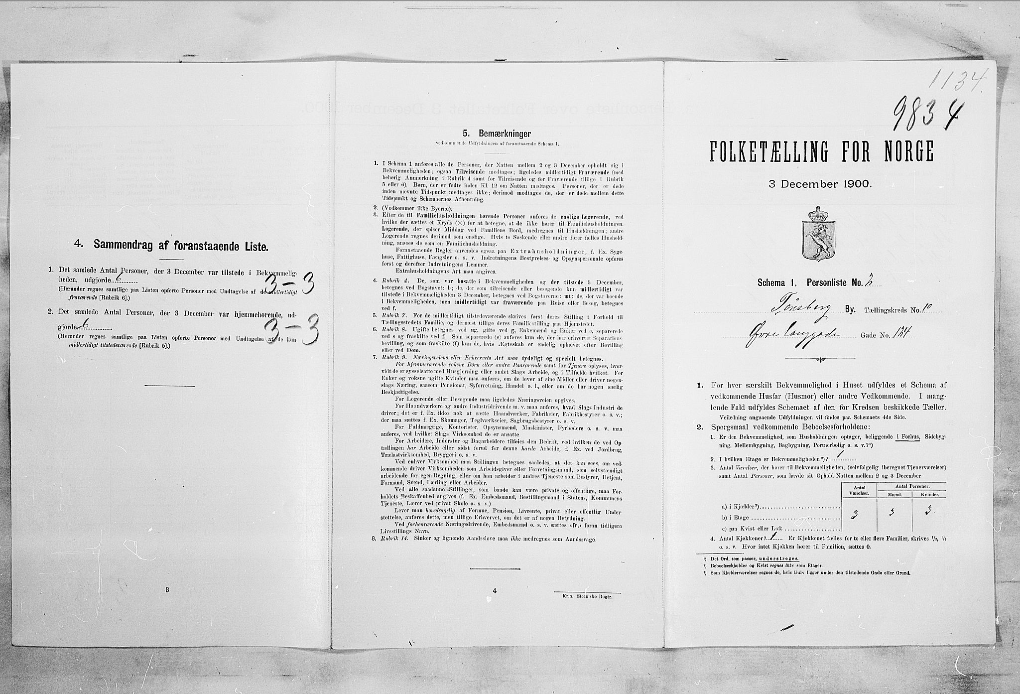 RA, 1900 census for Tønsberg, 1900, p. 5327