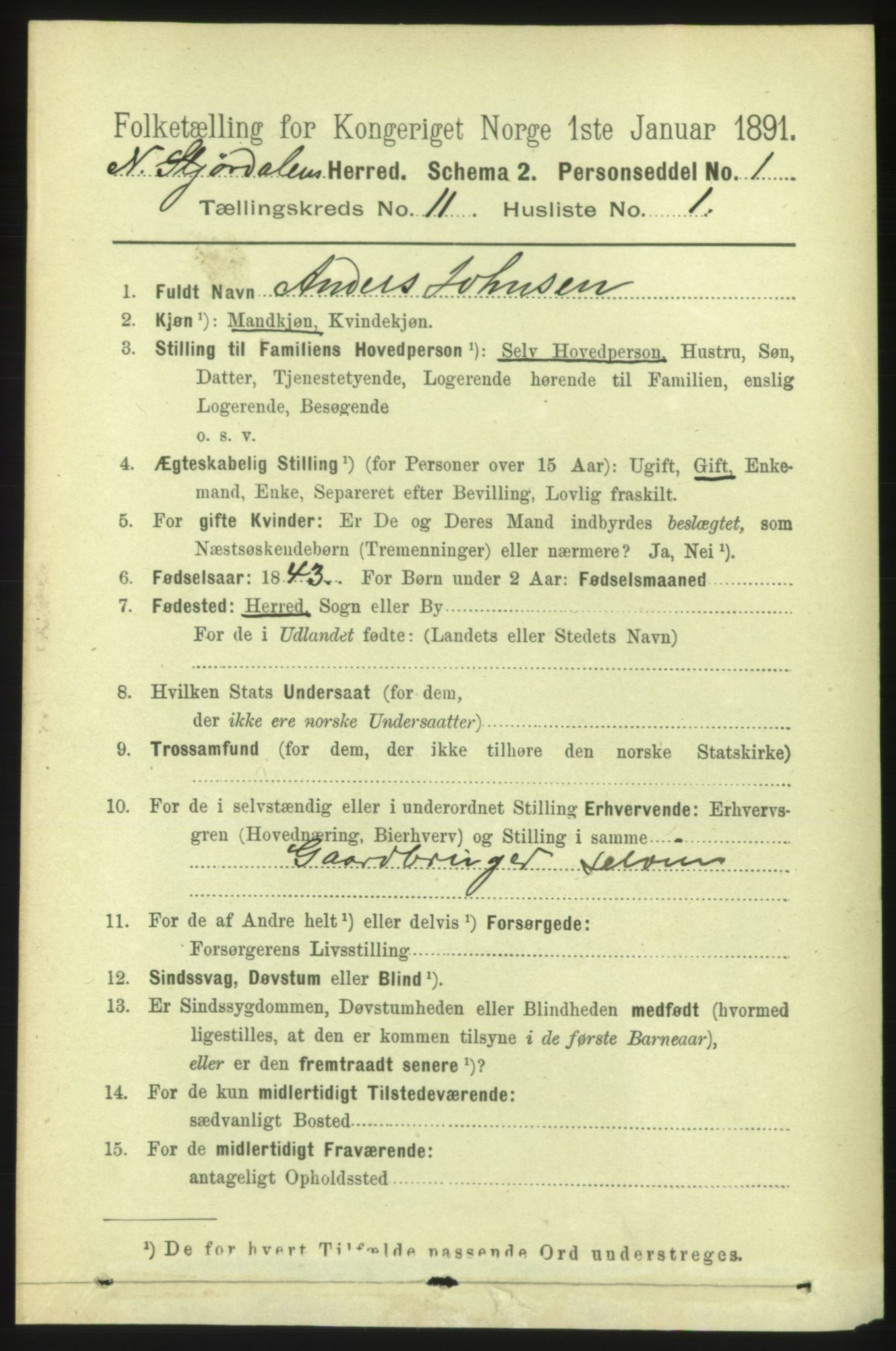 RA, 1891 census for 1714 Nedre Stjørdal, 1891, p. 5710