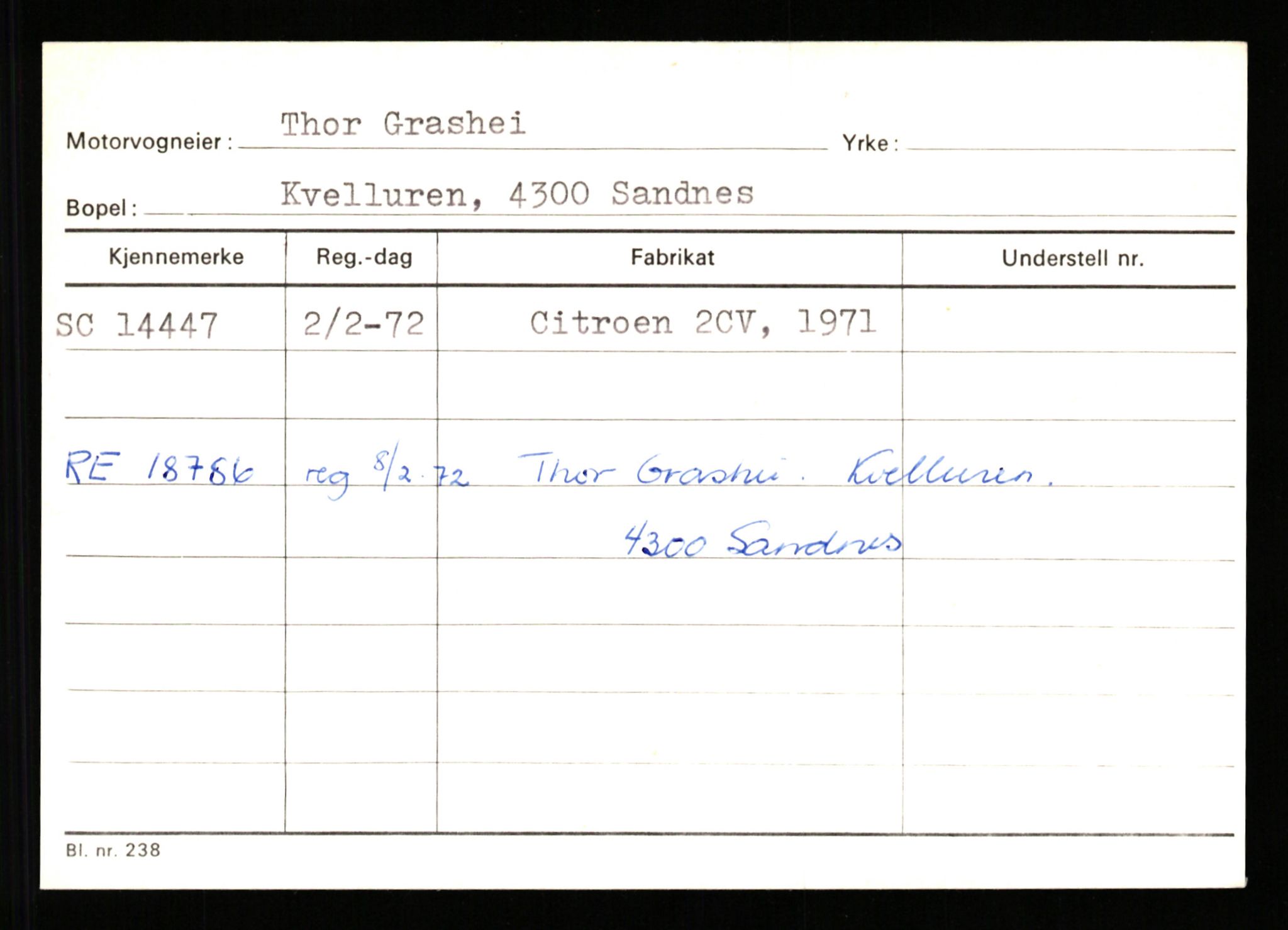 Stavanger trafikkstasjon, AV/SAST-A-101942/0/G/L0003: Registreringsnummer: 10466 - 15496, 1930-1971, p. 2663