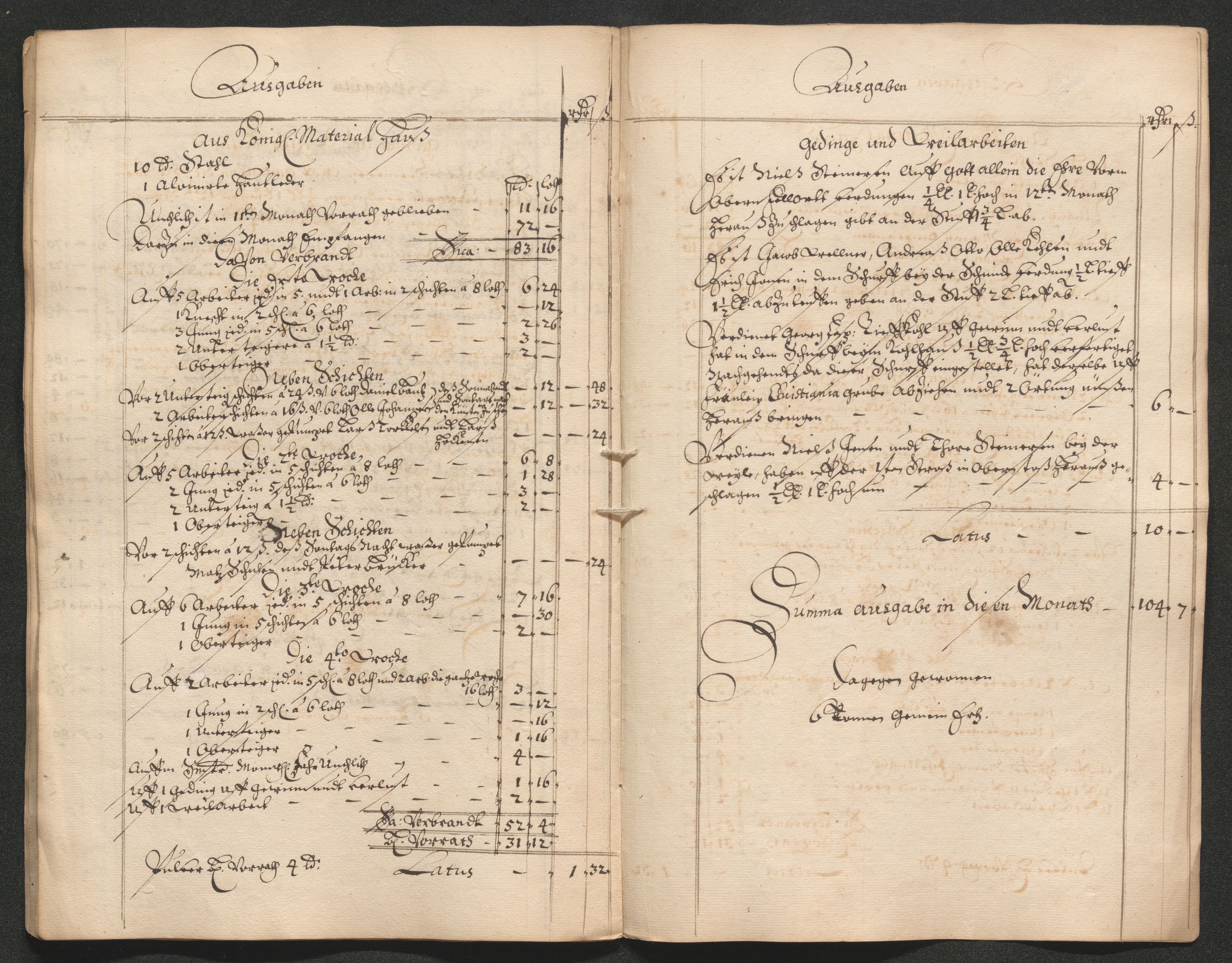 Kongsberg Sølvverk 1623-1816, AV/SAKO-EA-3135/001/D/Dc/Dcd/L0062: Utgiftsregnskap for gruver m.m. , 1686-1687, p. 306