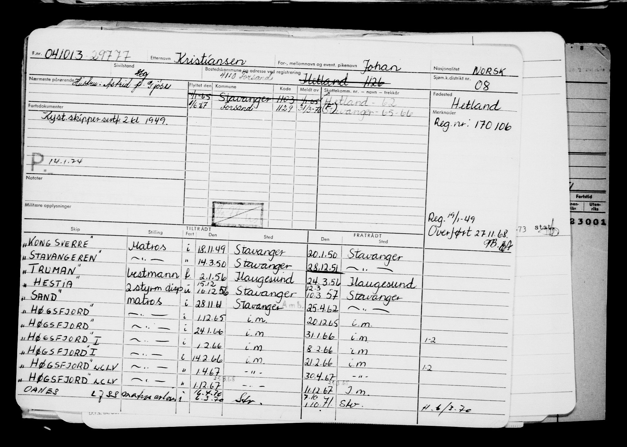 Direktoratet for sjømenn, AV/RA-S-3545/G/Gb/L0115: Hovedkort, 1913, p. 598