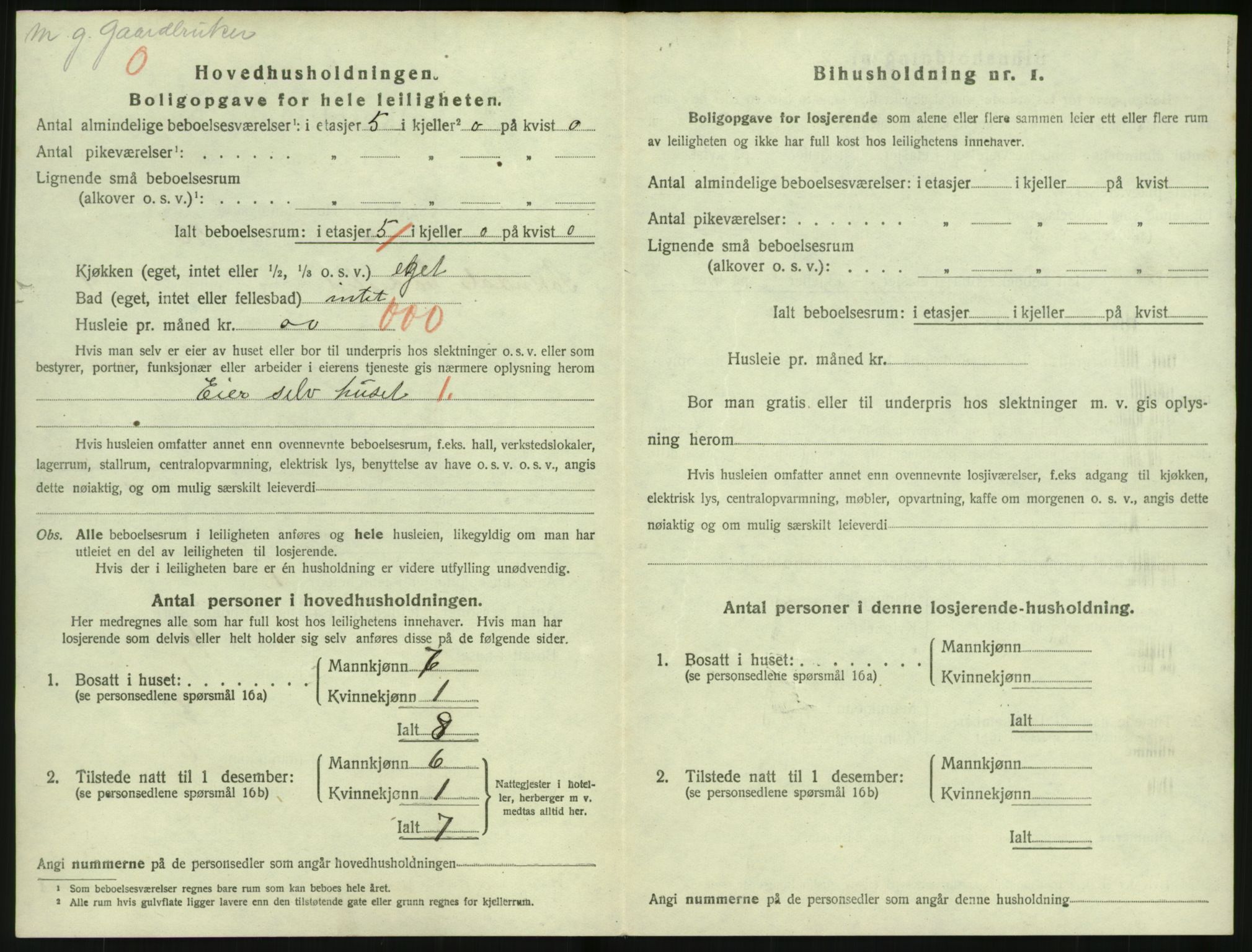 SAST, 1920 census for Sokndal town, 1920, p. 218