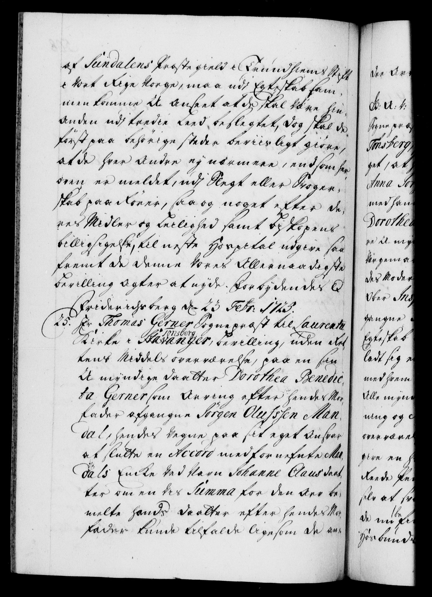 Danske Kanselli 1572-1799, AV/RA-EA-3023/F/Fc/Fca/Fcaa/L0024: Norske registre, 1723-1725, p. 508b