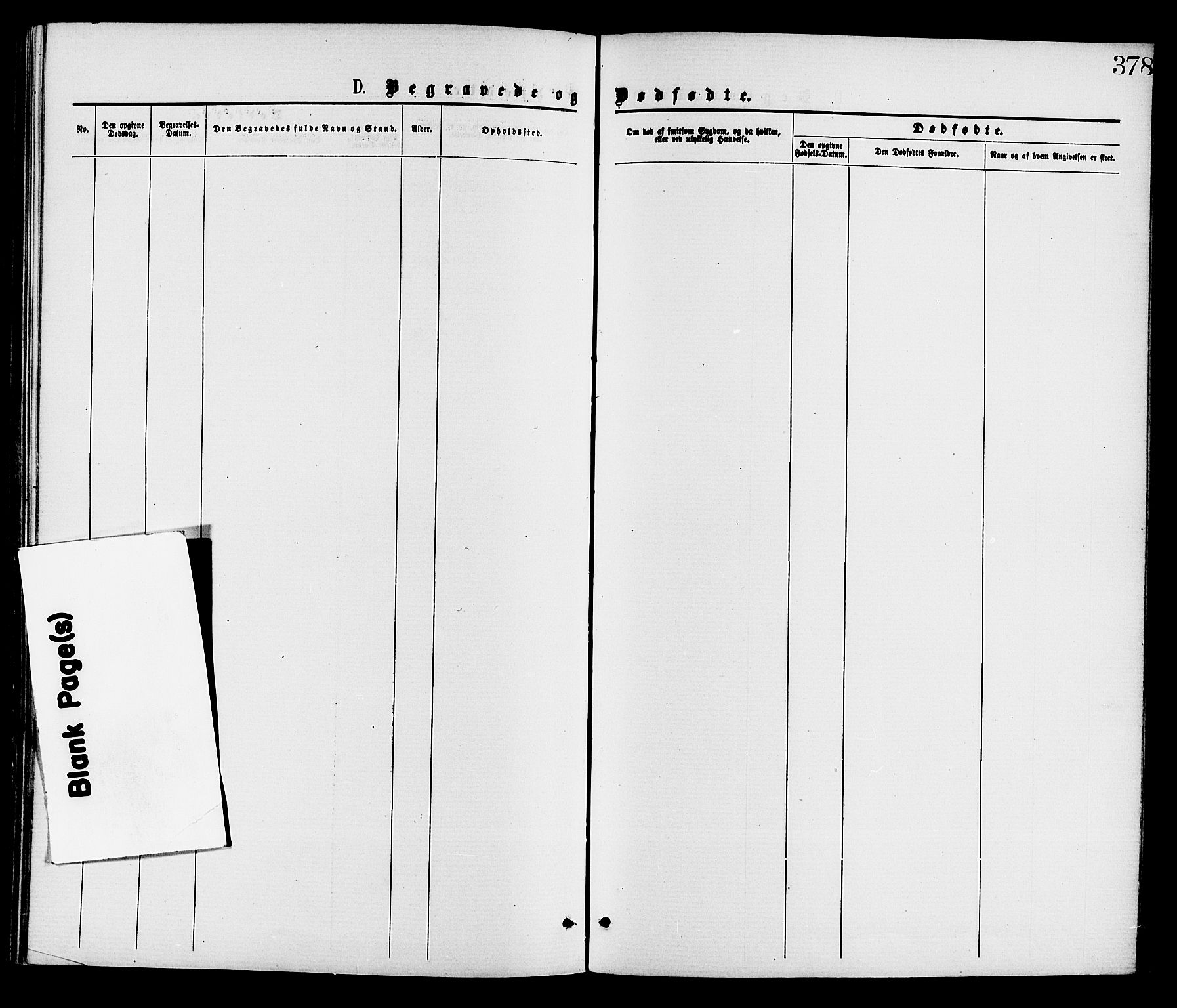 Gransherad kirkebøker, SAKO/A-267/F/Fa/L0004: Parish register (official) no. I 4, 1871-1886, p. 378