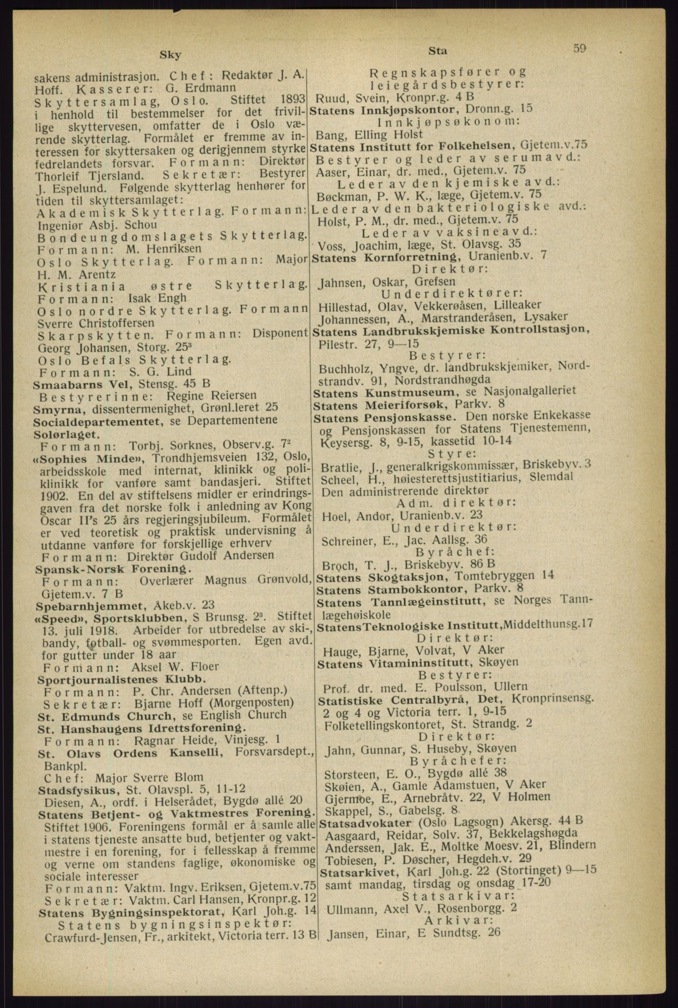 Kristiania/Oslo adressebok, PUBL/-, 1933, p. 59