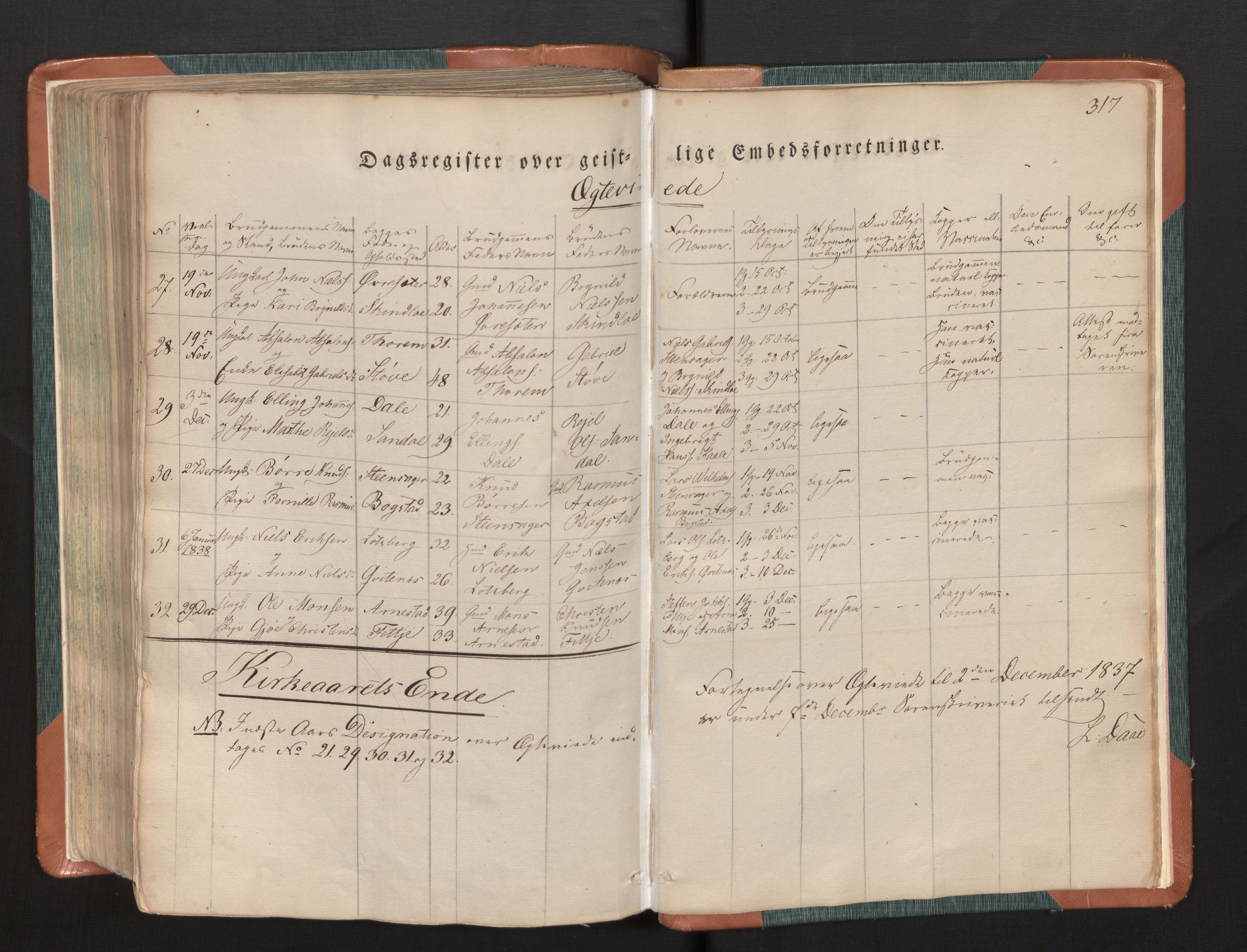 Gloppen sokneprestembete, AV/SAB-A-80101/H/Haa/Haaa/L0007: Parish register (official) no. A 7, 1827-1837, p. 317