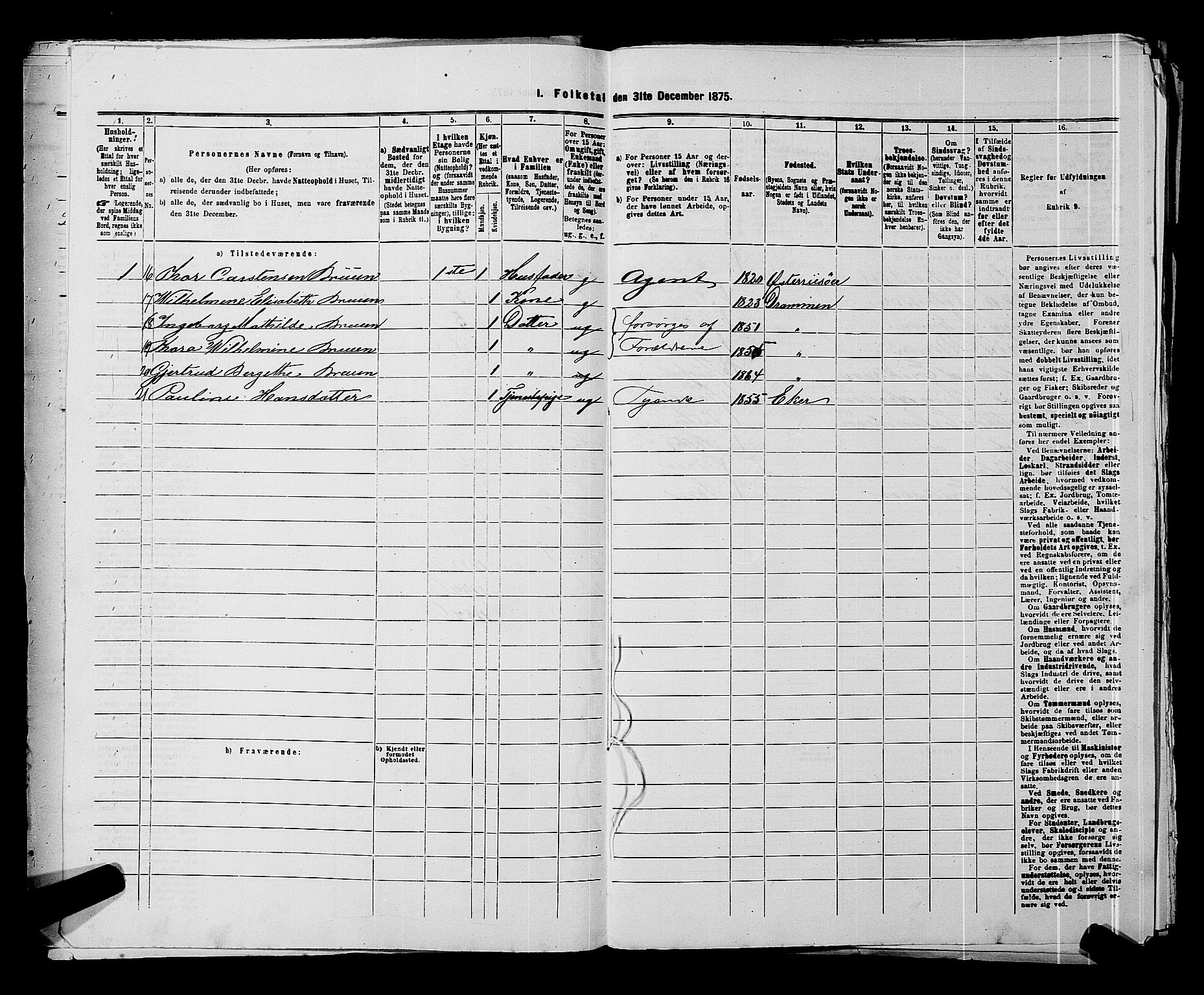 SAKO, 1875 census for 0602 Drammen, 1875, p. 362
