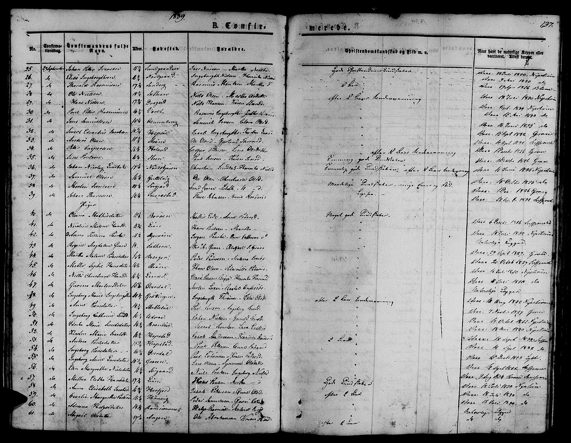 Ministerialprotokoller, klokkerbøker og fødselsregistre - Sør-Trøndelag, SAT/A-1456/657/L0703: Parish register (official) no. 657A04, 1831-1846, p. 137