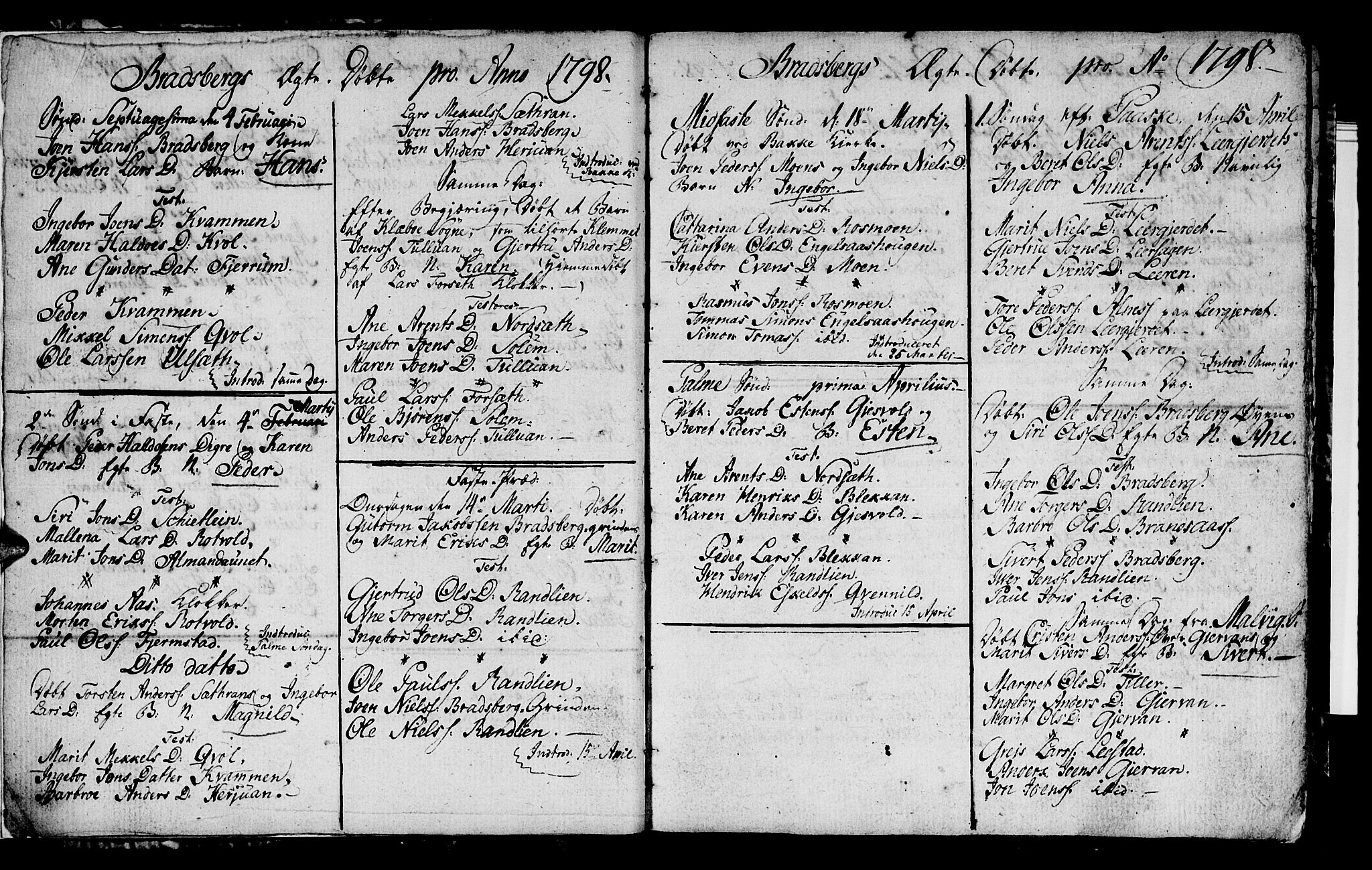 Ministerialprotokoller, klokkerbøker og fødselsregistre - Sør-Trøndelag, AV/SAT-A-1456/608/L0335: Parish register (copy) no. 608C01, 1797-1820