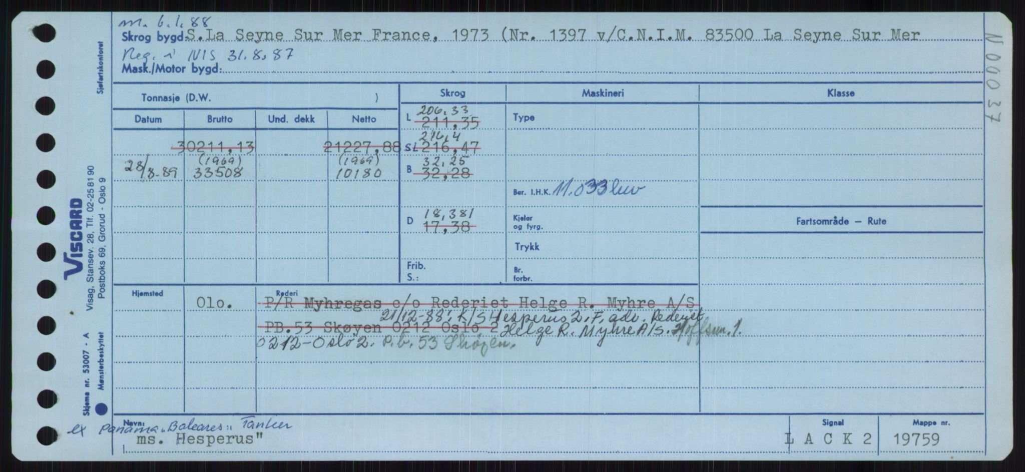 Sjøfartsdirektoratet med forløpere, Skipsmålingen, AV/RA-S-1627/H/Ha/L0002/0002: Fartøy, Eik-Hill / Fartøy, G-Hill, p. 889