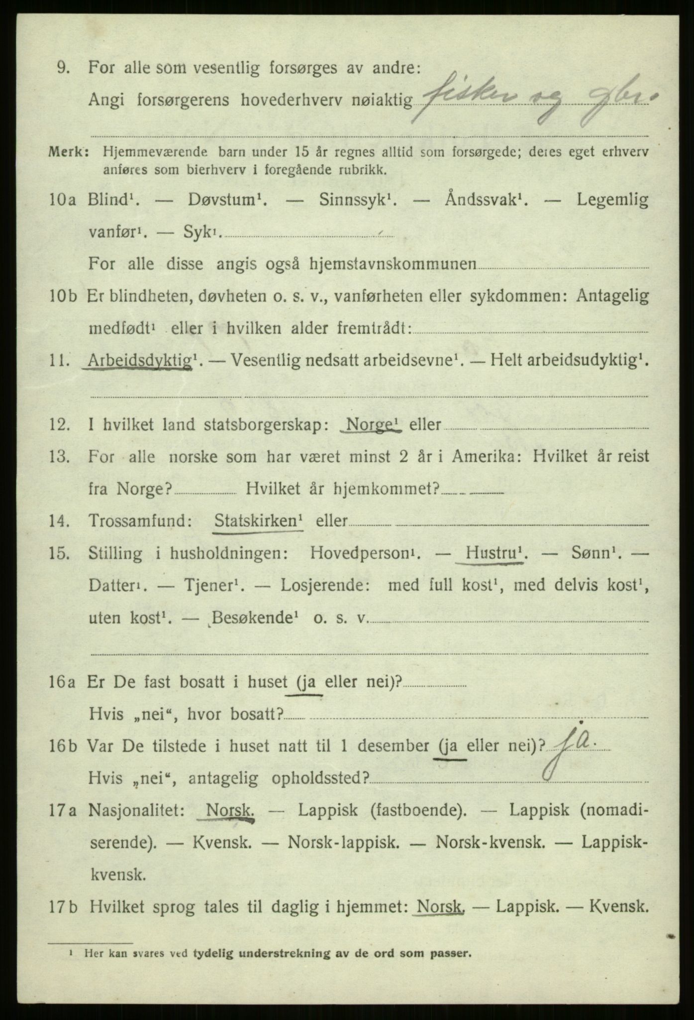 SATØ, 1920 census for Bjarkøy, 1920, p. 2266