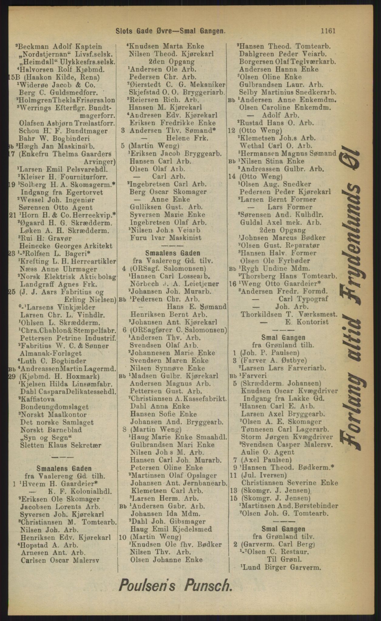 Kristiania/Oslo adressebok, PUBL/-, 1903, p. 1161