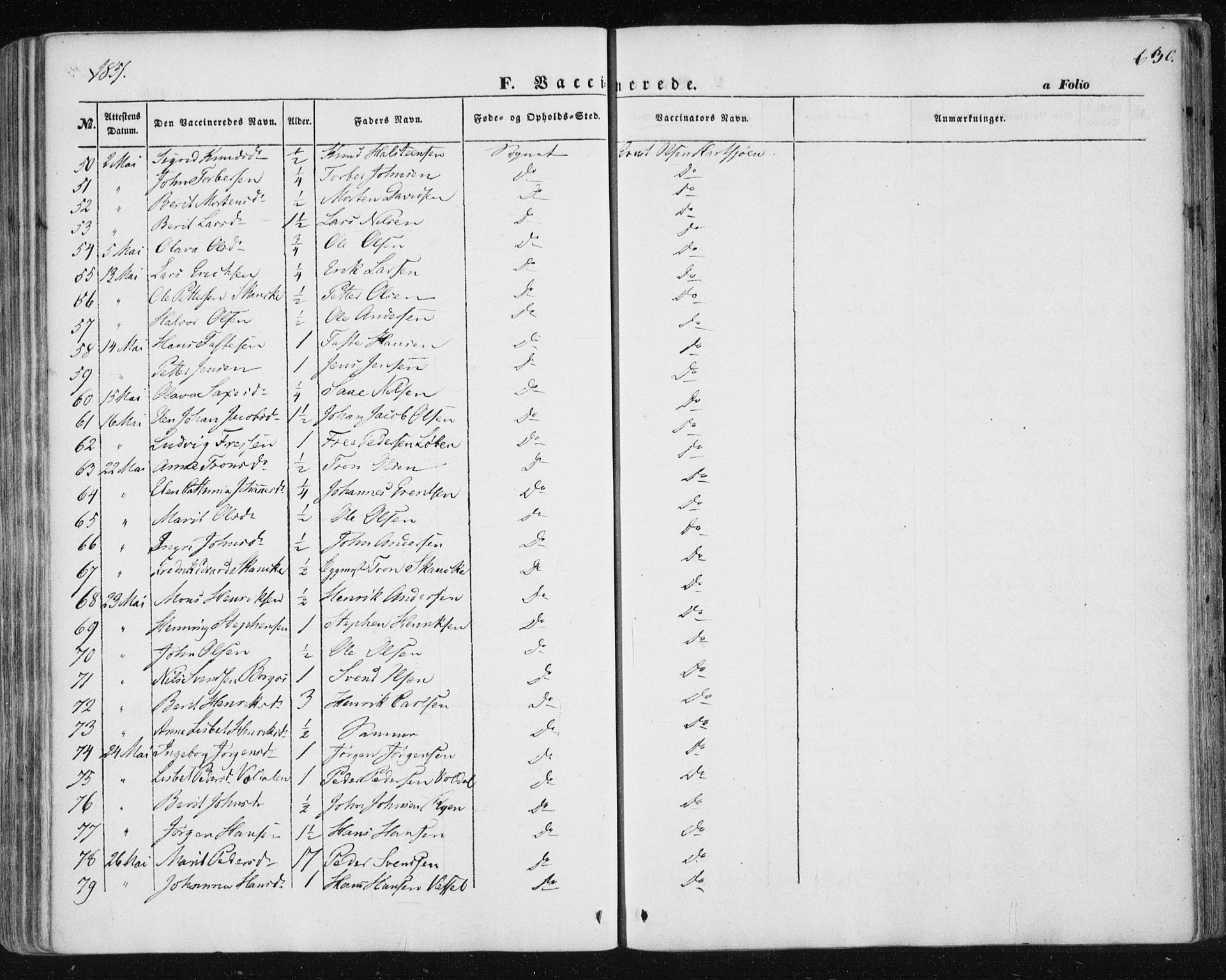 Ministerialprotokoller, klokkerbøker og fødselsregistre - Sør-Trøndelag, AV/SAT-A-1456/681/L0931: Parish register (official) no. 681A09, 1845-1859, p. 630