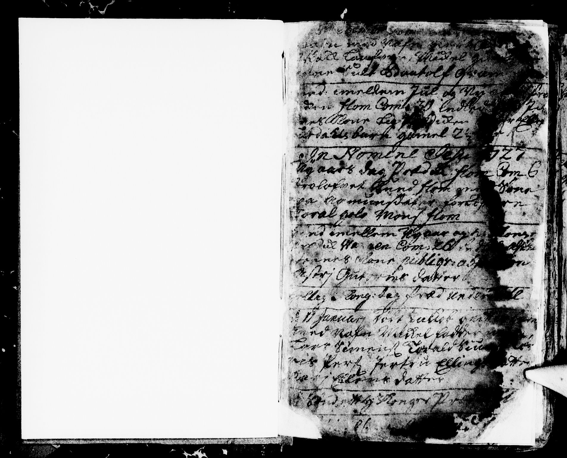 Aurland sokneprestembete, SAB/A-99937/H/Ha/Haa/L0002: Parish register (official) no. A 2, 1726-1734, p. 1