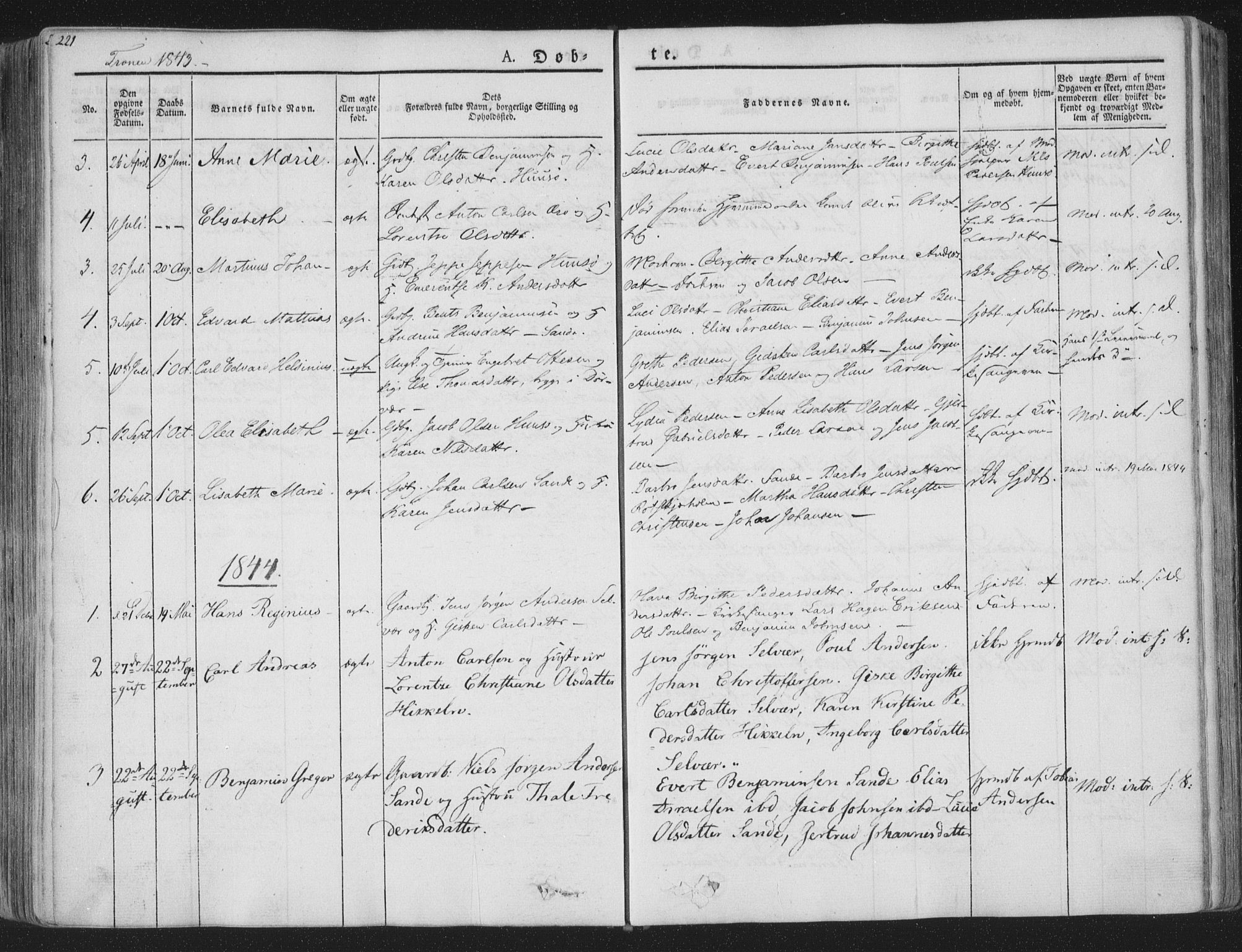 Ministerialprotokoller, klokkerbøker og fødselsregistre - Nordland, SAT/A-1459/839/L0565: Parish register (official) no. 839A02, 1825-1862, p. 221