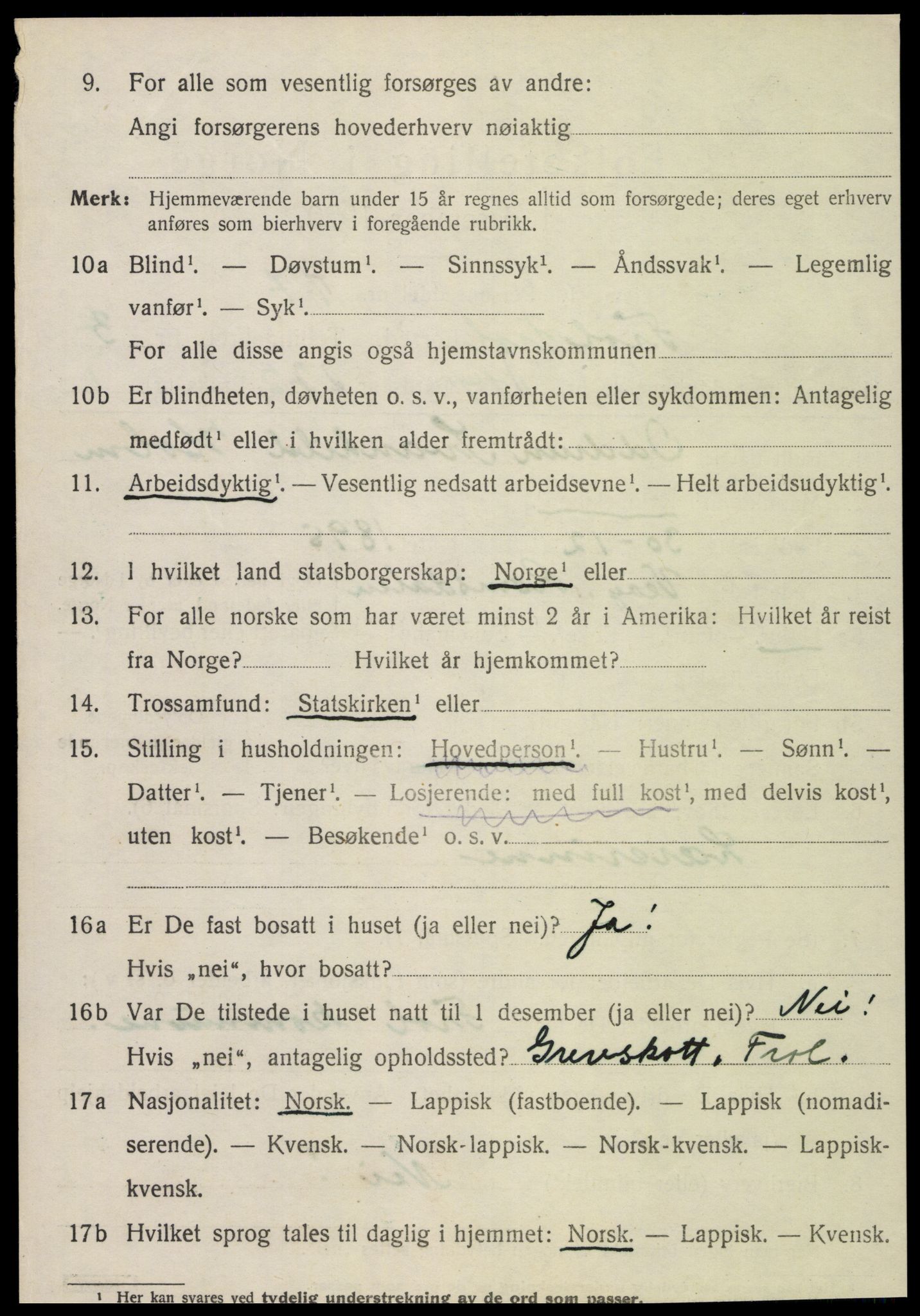 SAT, 1920 census for Frol, 1920, p. 3006