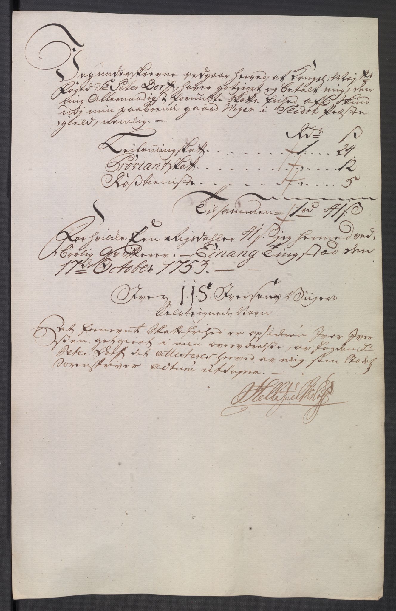 Rentekammeret inntil 1814, Reviderte regnskaper, Fogderegnskap, AV/RA-EA-4092/R18/L1349: Fogderegnskap Hadeland, Toten og Valdres, 1752-1753, p. 629