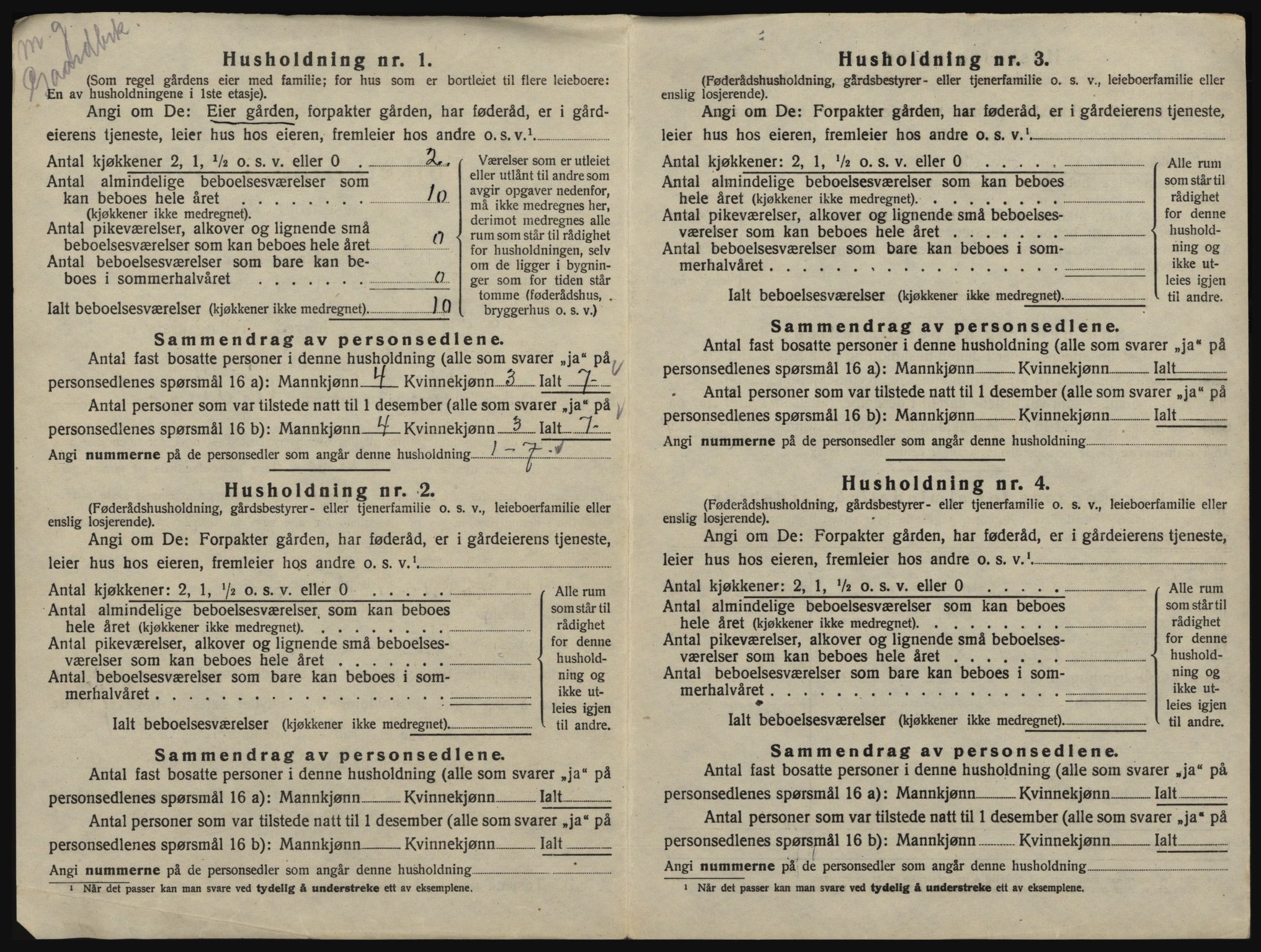 SAO, 1920 census for Råde, 1920, p. 39