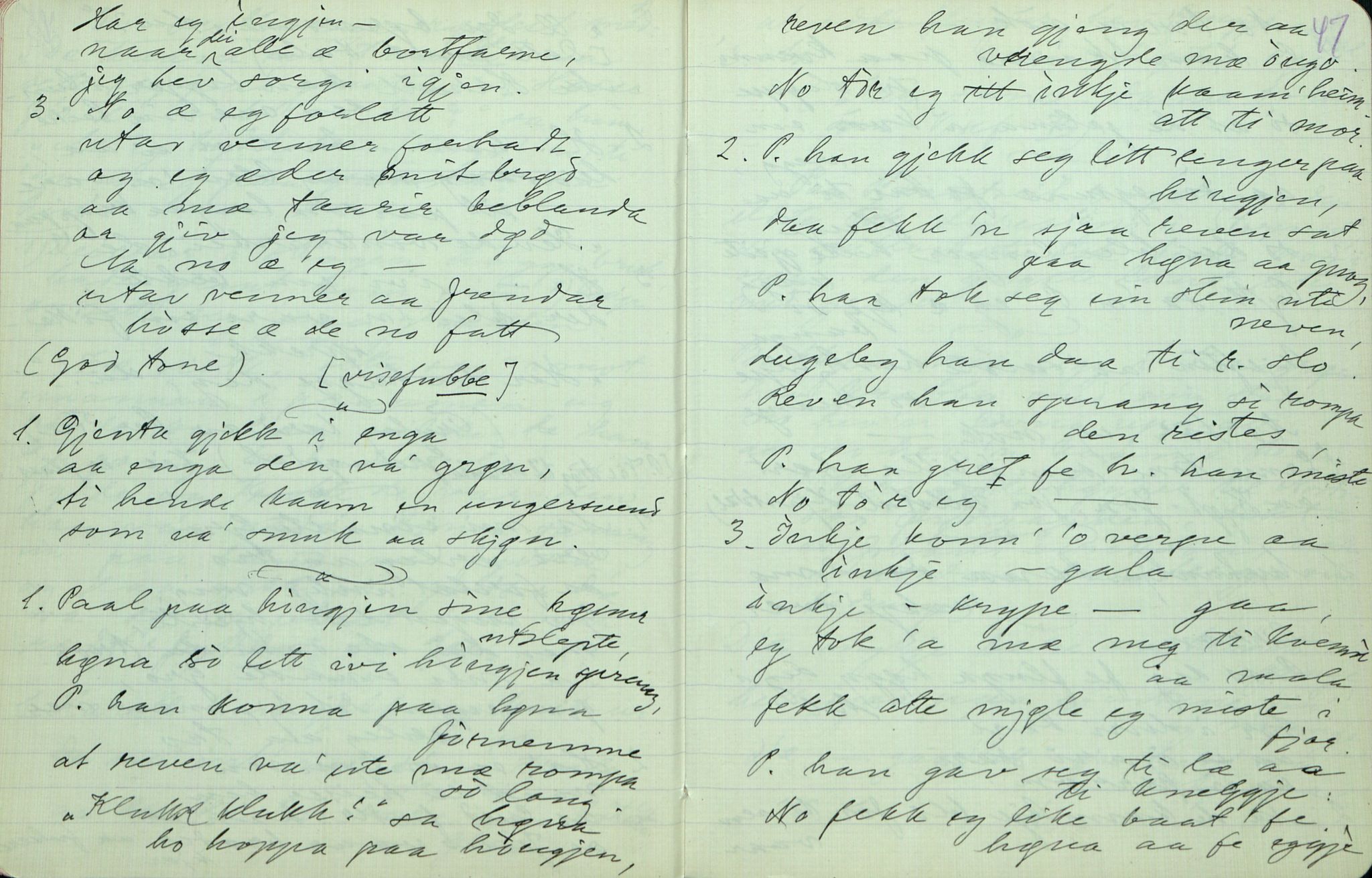 Rikard Berge, TEMU/TGM-A-1003/F/L0007/0012: 251-299 / 262 Bø, Raudland, Seljord, 1914-1915, p. 46-47