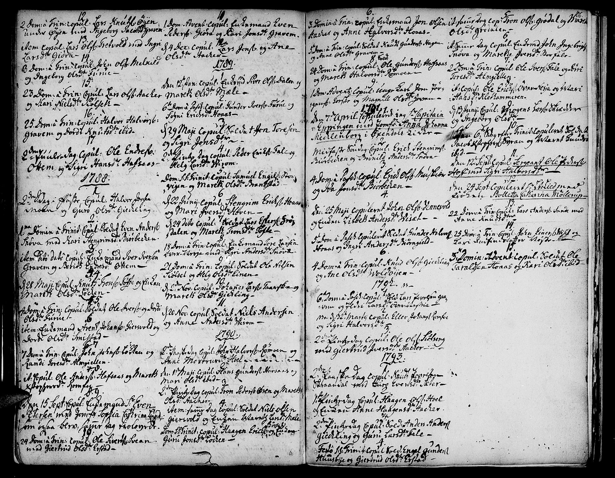 Ministerialprotokoller, klokkerbøker og fødselsregistre - Møre og Romsdal, SAT/A-1454/590/L1007: Parish register (official) no. 590A01, 1752-1793, p. 106