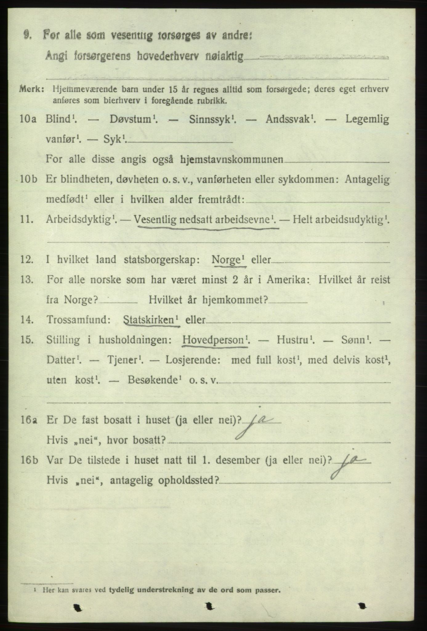 SAB, 1920 census for Skånevik, 1920, p. 6052