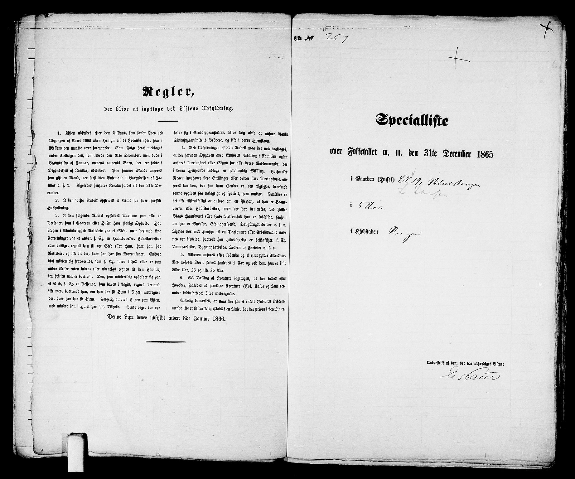 RA, 1865 census for Kragerø/Kragerø, 1865, p. 544