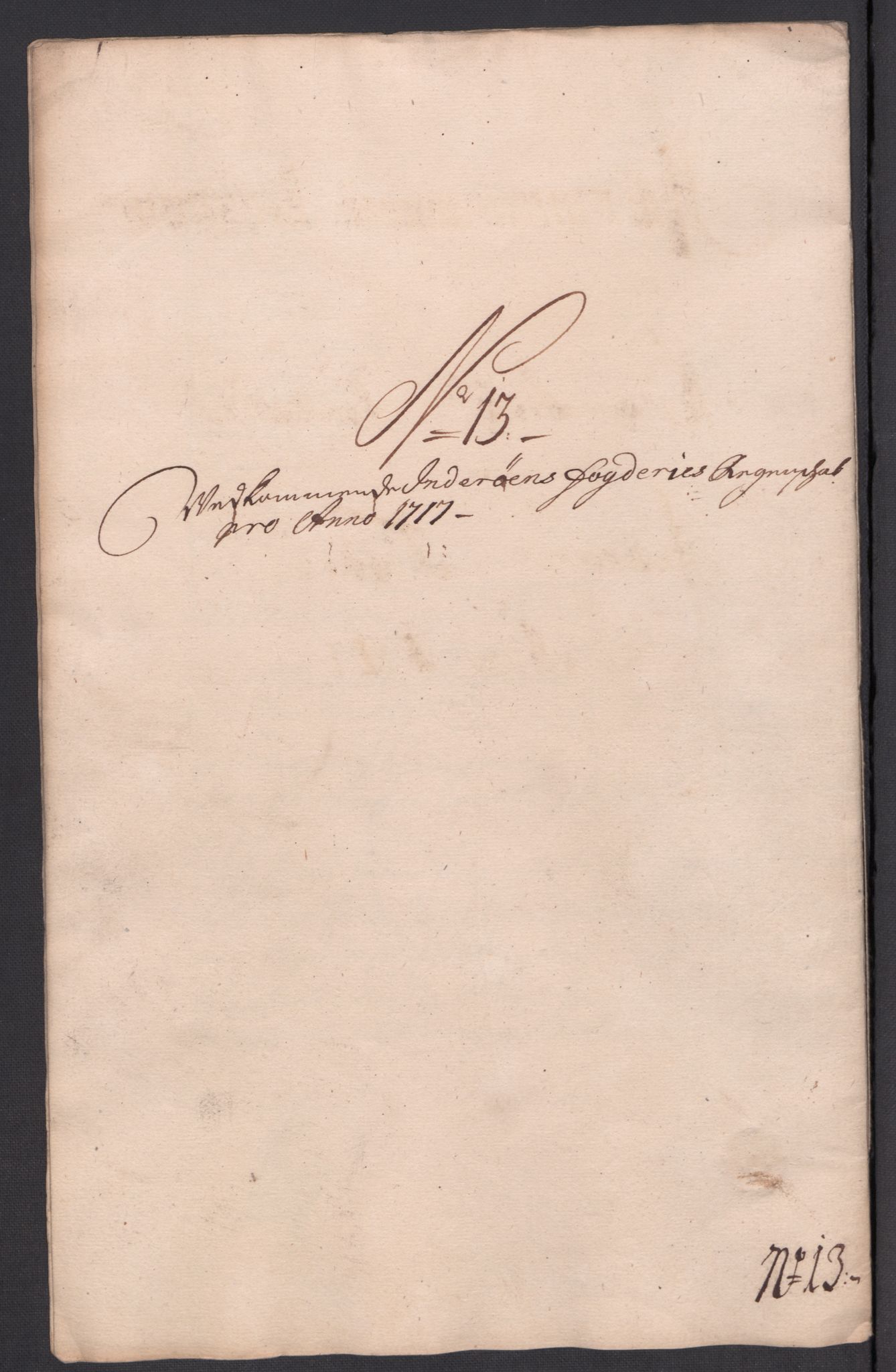 Rentekammeret inntil 1814, Reviderte regnskaper, Fogderegnskap, AV/RA-EA-4092/R63/L4325: Fogderegnskap Inderøy, 1717, p. 180