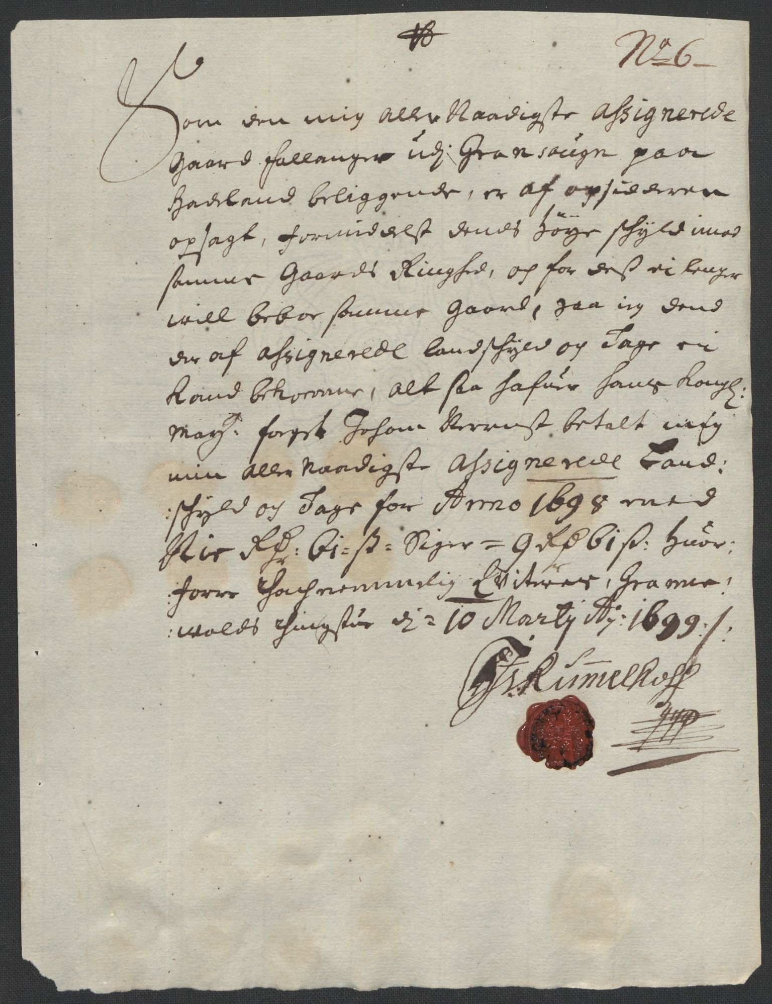 Rentekammeret inntil 1814, Reviderte regnskaper, Fogderegnskap, RA/EA-4092/R18/L1296: Fogderegnskap Hadeland, Toten og Valdres, 1698, p. 241