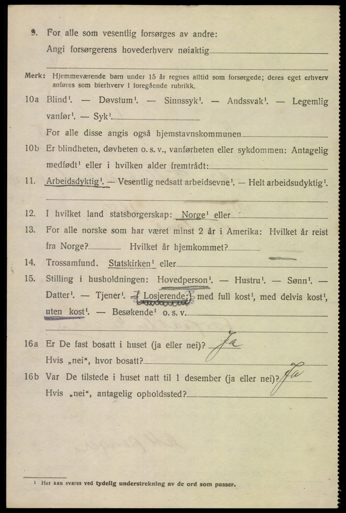 SAK, 1920 census for Evje, 1920, p. 1579