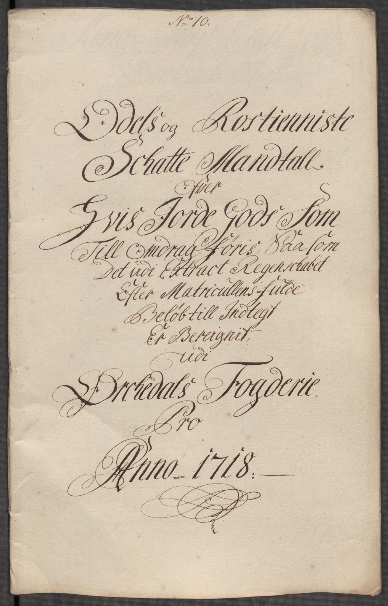 Rentekammeret inntil 1814, Reviderte regnskaper, Fogderegnskap, AV/RA-EA-4092/R60/L3972: Fogderegnskap Orkdal og Gauldal, 1718, p. 179