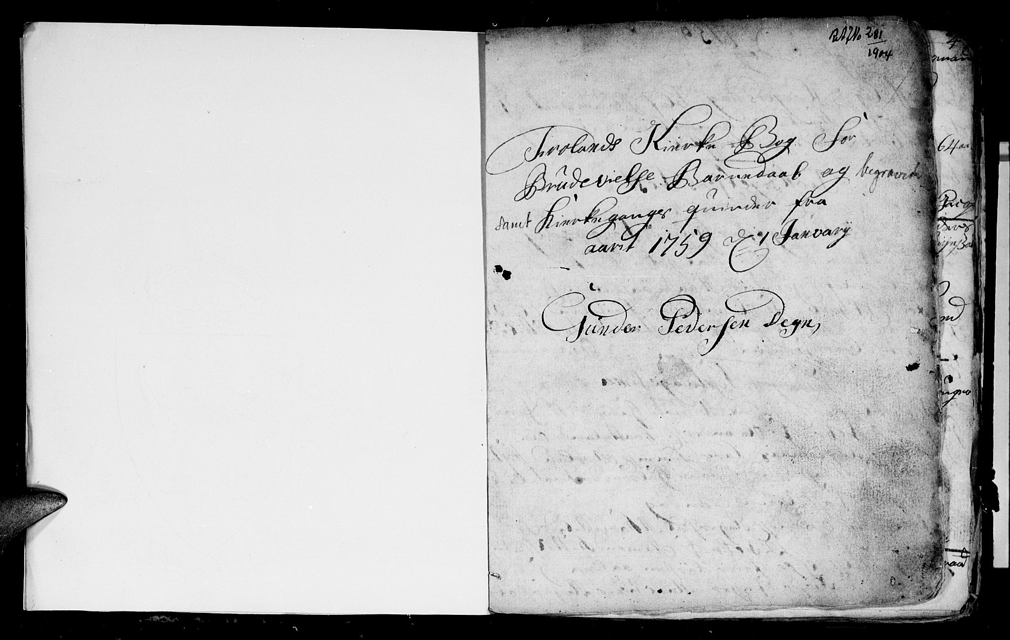 Froland sokneprestkontor, SAK/1111-0013/F/Fb/L0003: Parish register (copy) no. B 3, 1759-1776