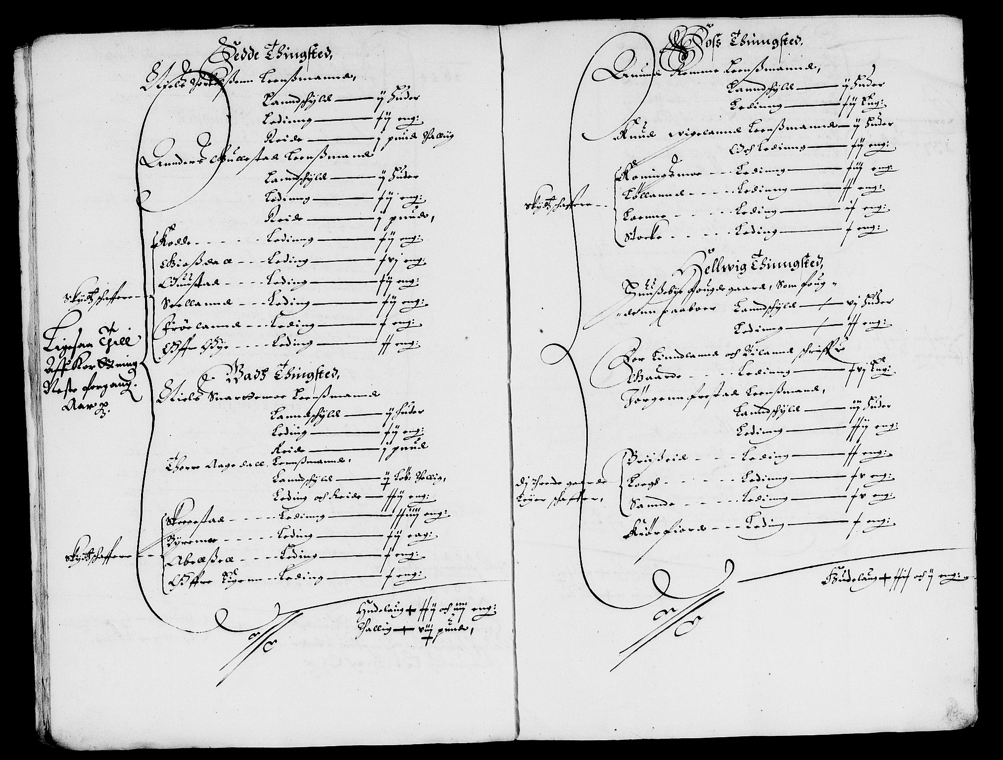 Rentekammeret inntil 1814, Reviderte regnskaper, Lensregnskaper, AV/RA-EA-5023/R/Rb/Rbr/L0016: Lista len, 1645-1647