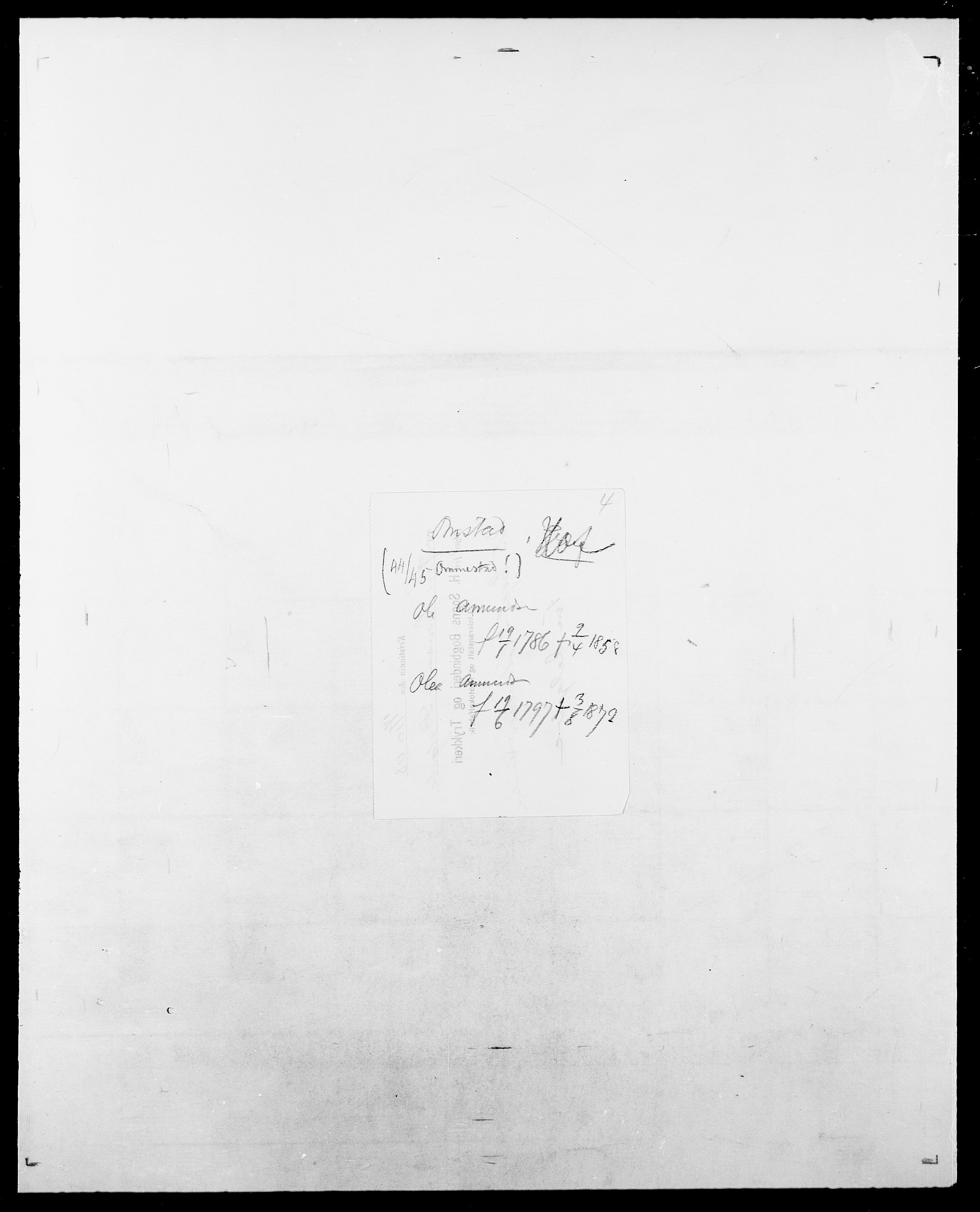 Delgobe, Charles Antoine - samling, SAO/PAO-0038/D/Da/L0029: Obel - Oxholm, p. 288