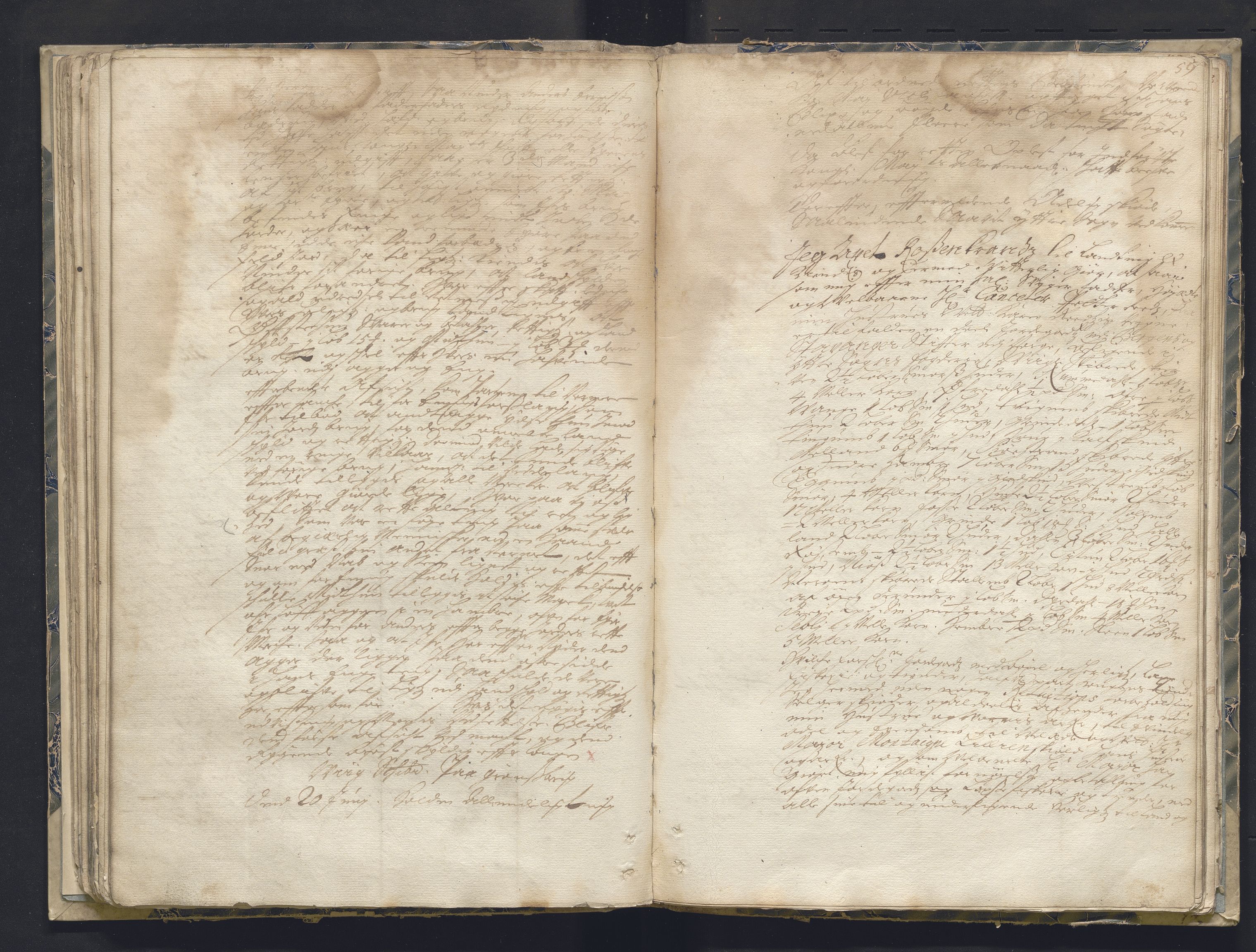 Ytre Sogn tingrett, AV/SAB-A-2601/1/F/Fa/L0024: Tingbok (justisprotokoll), 1699-1701, p. 58b-59a