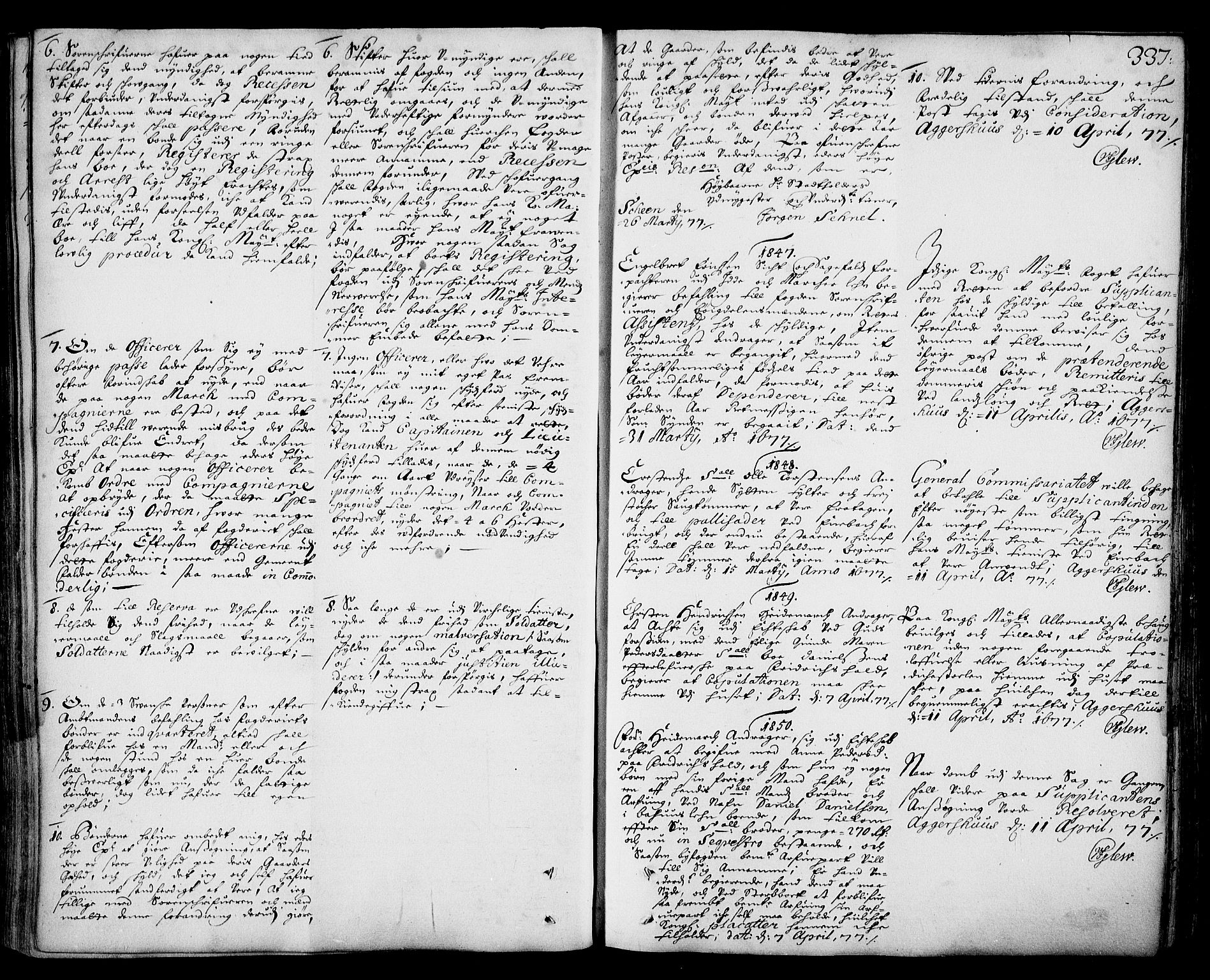 Stattholderembetet 1572-1771, AV/RA-EA-2870/Ad/L0003: Supplikasjons- og resolusjonsprotokoll, 1671-1682, p. 336b-337a