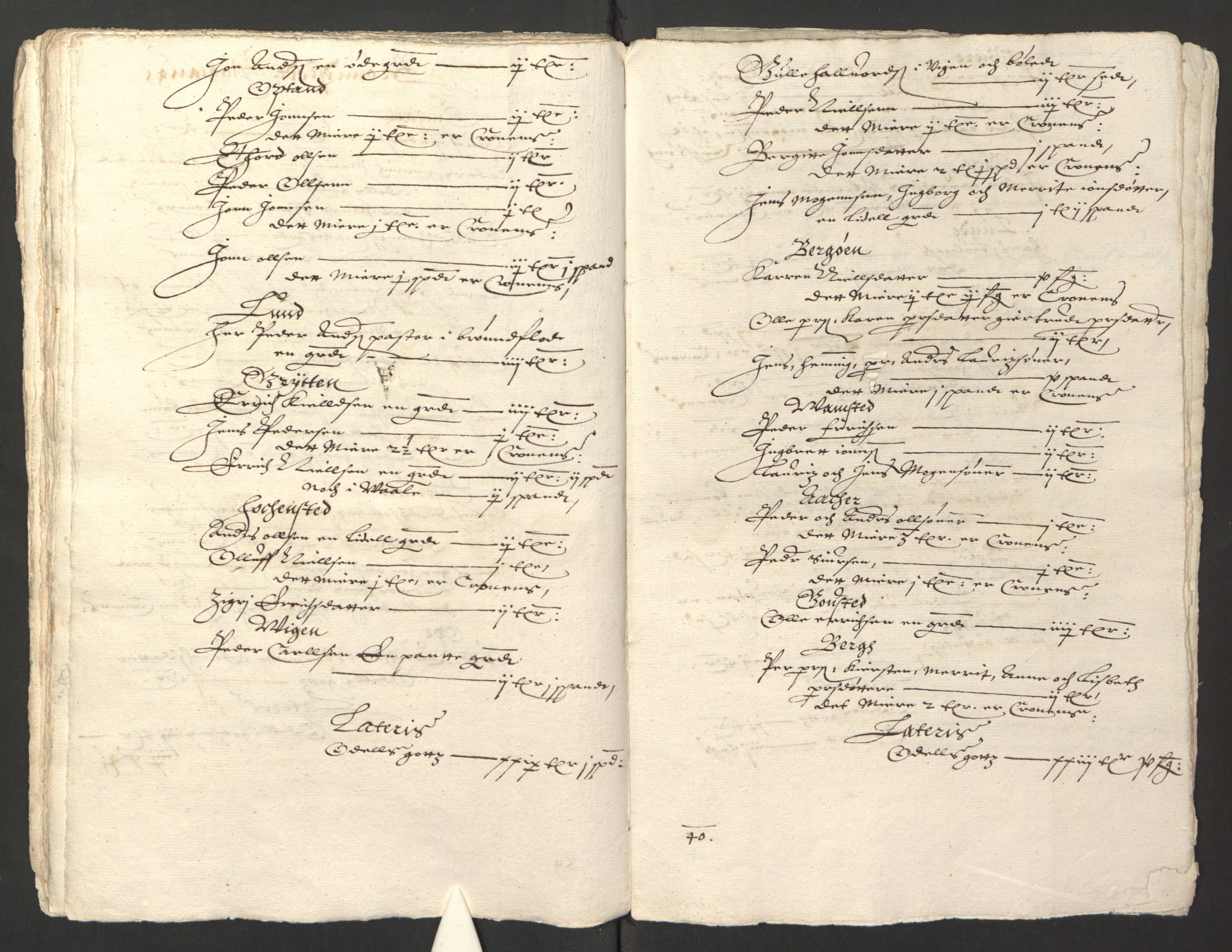 Stattholderembetet 1572-1771, AV/RA-EA-2870/Ek/L0013/0001: Jordebøker til utlikning av rosstjeneste 1624-1626: / Odelsjordebøker for Trondheim len, 1624-1625, p. 135
