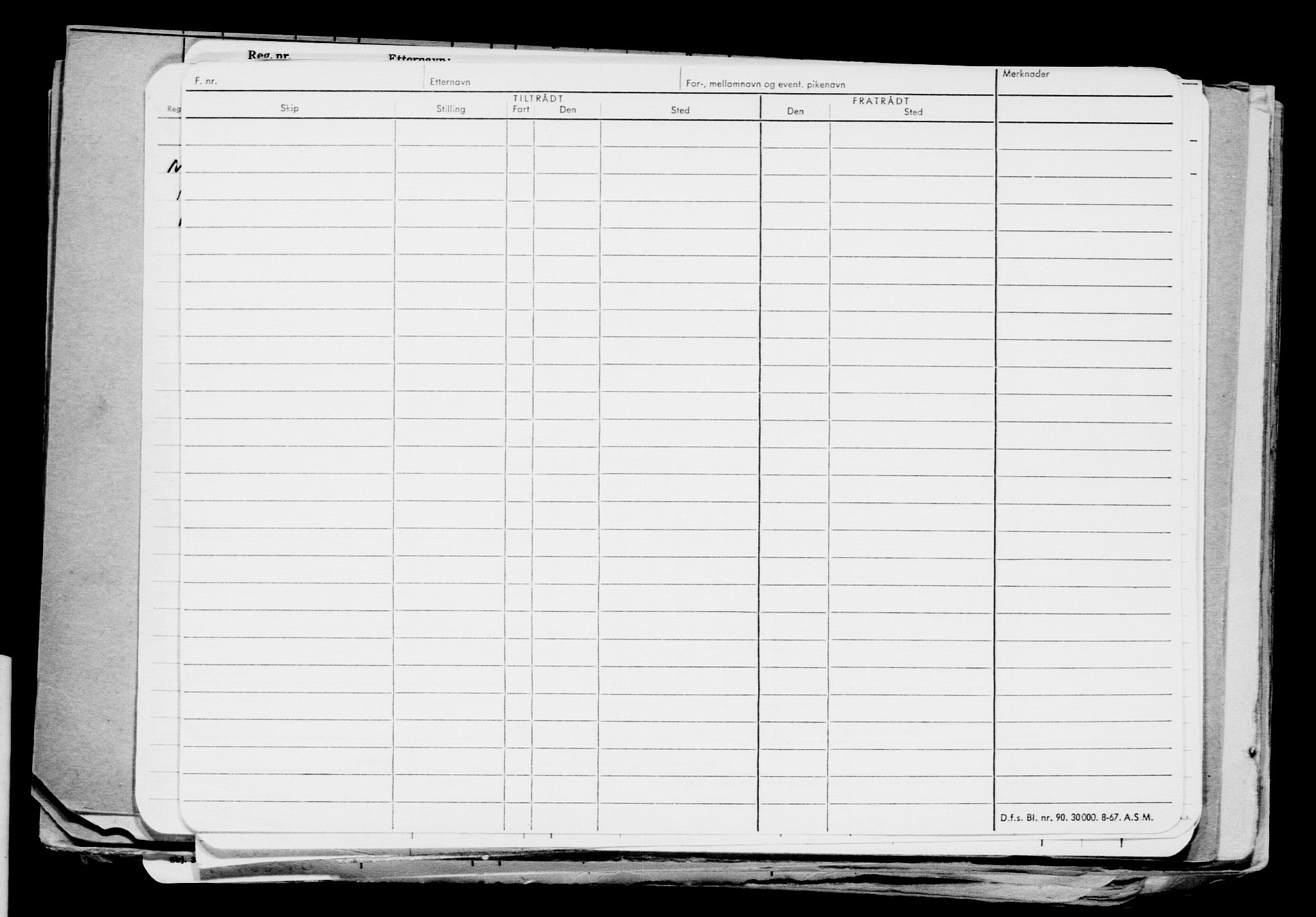 Direktoratet for sjømenn, AV/RA-S-3545/G/Gb/L0116: Hovedkort, 1913, p. 613