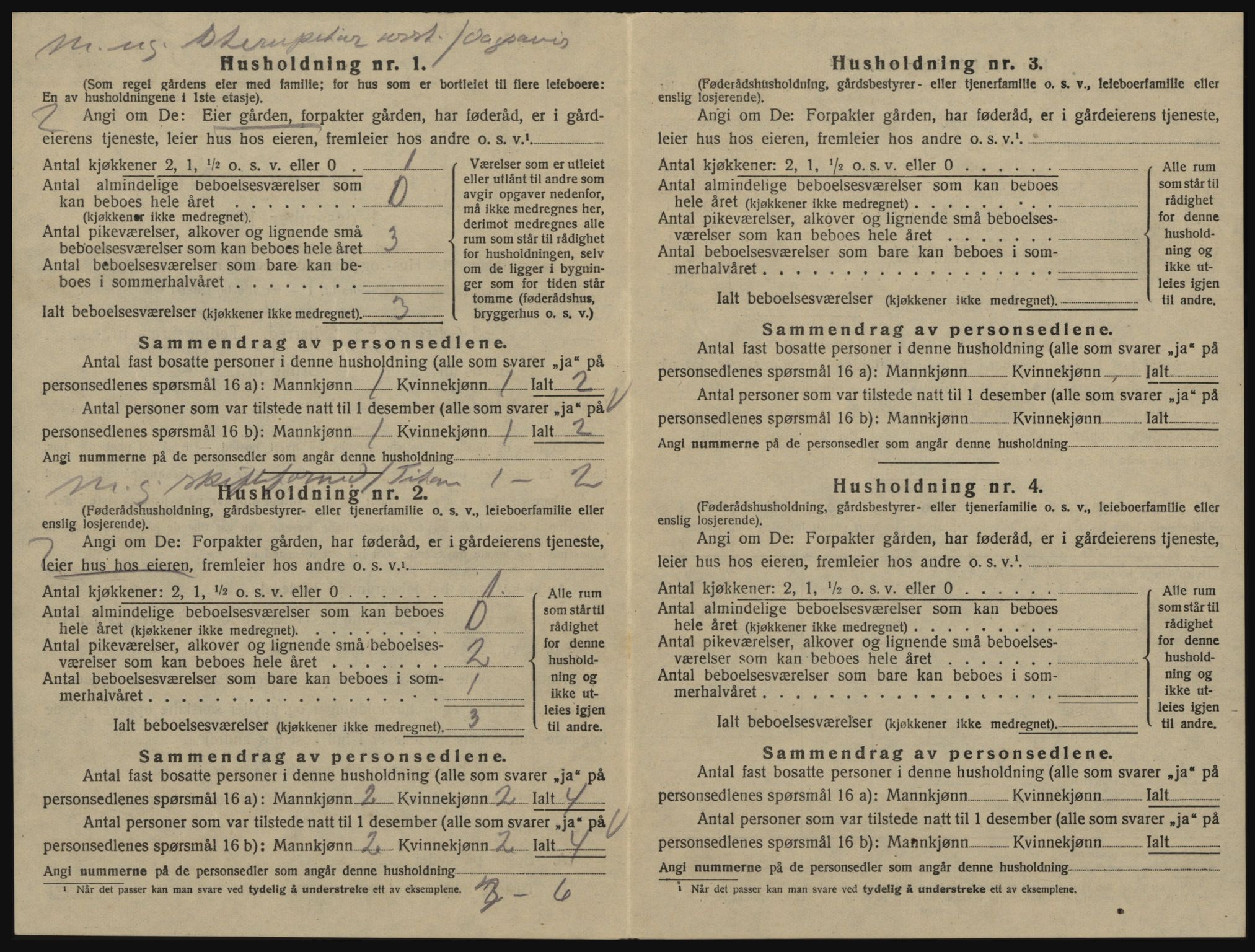 SAO, 1920 census for Glemmen, 1920, p. 1554