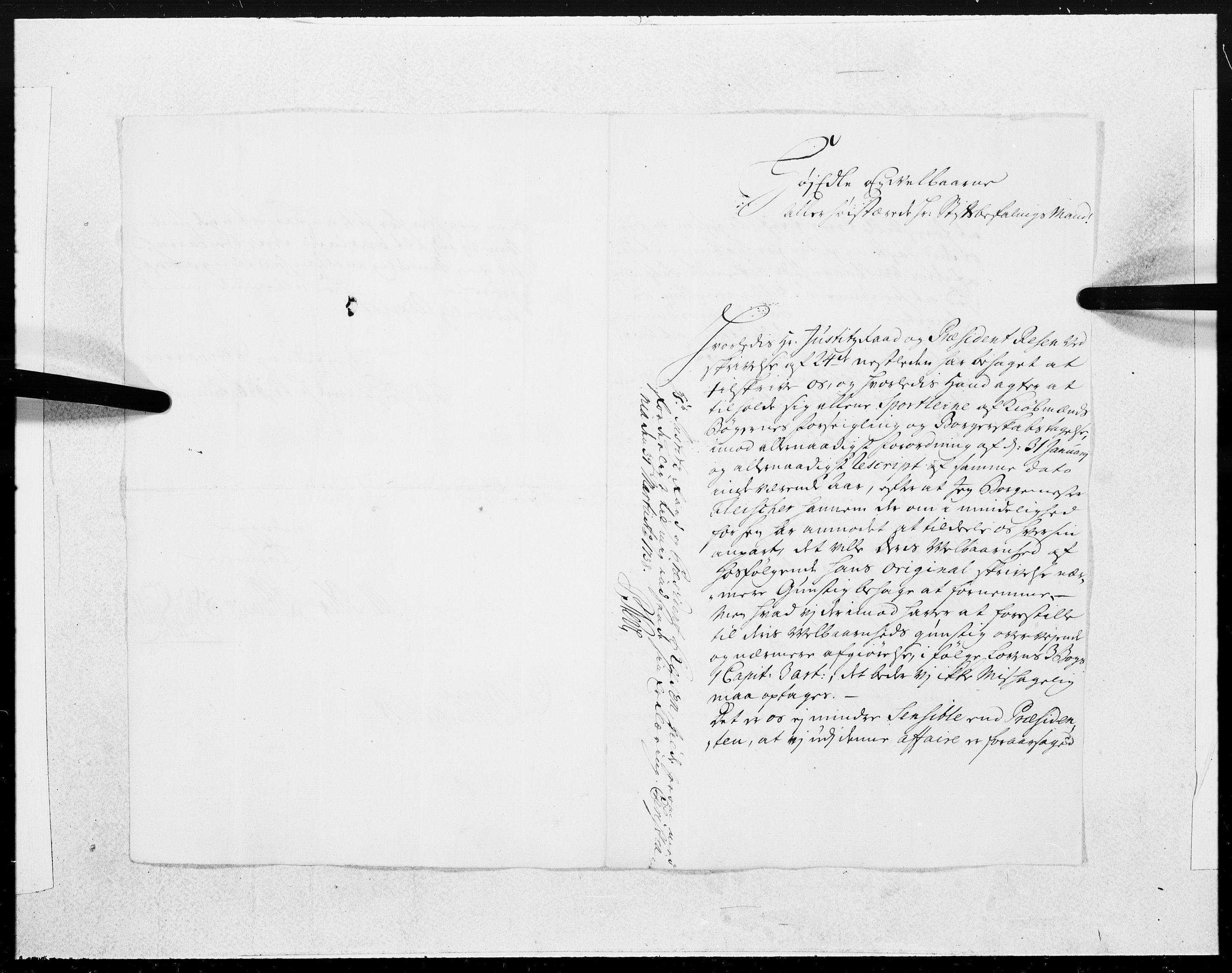 Danske Kanselli 1572-1799, AV/RA-EA-3023/F/Fc/Fcc/Fcca/L0127: Norske innlegg 1572-1799, 1738, p. 311