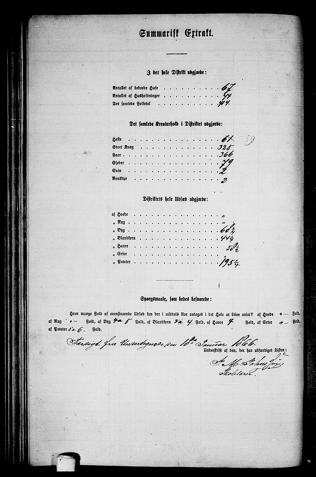 RA, 1865 census for Vefsn, 1865, p. 98