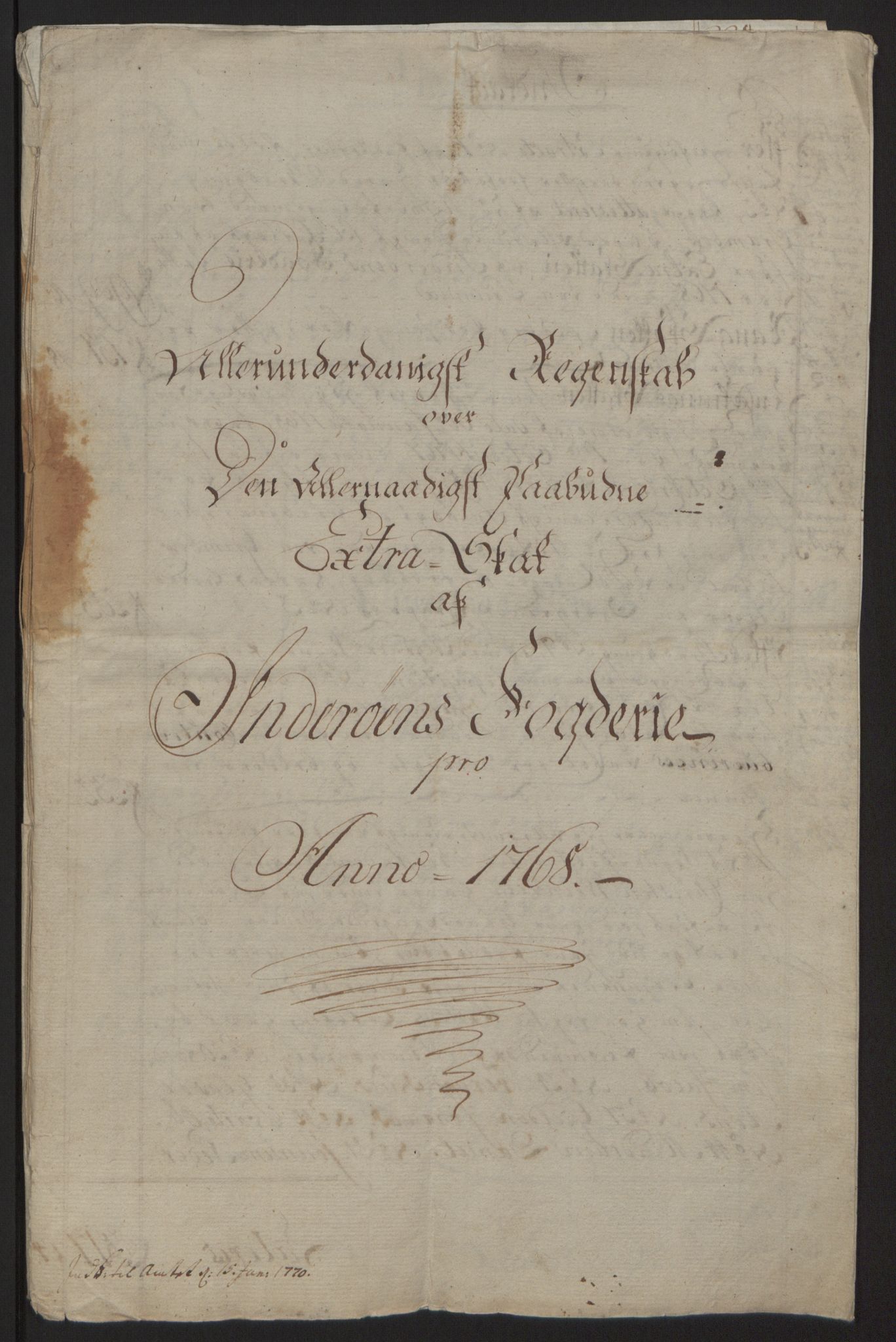 Rentekammeret inntil 1814, Reviderte regnskaper, Fogderegnskap, RA/EA-4092/R63/L4420: Ekstraskatten Inderøy, 1762-1772, p. 235