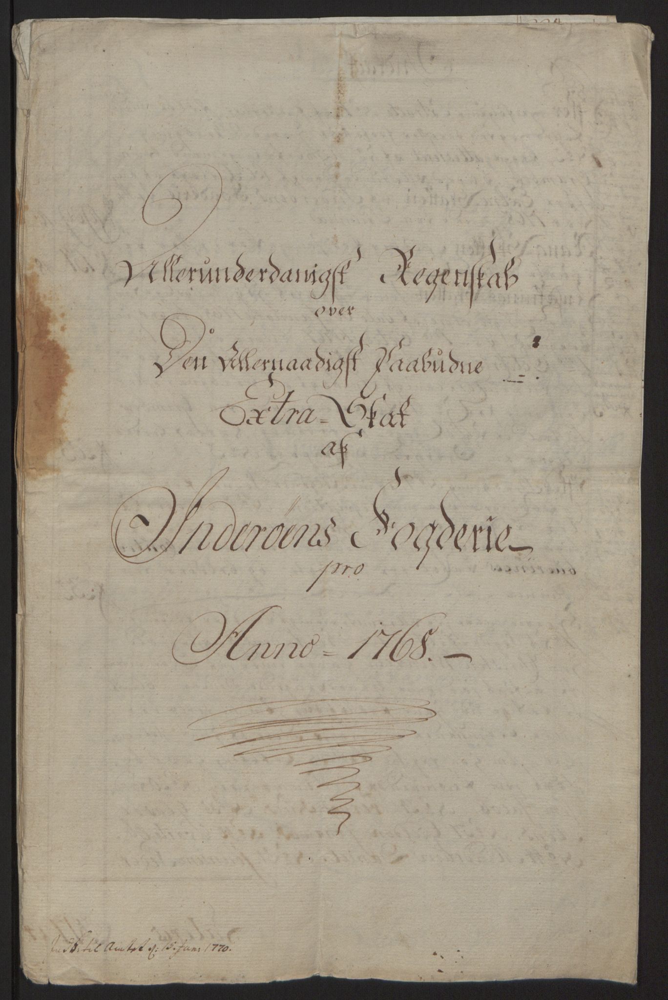 Rentekammeret inntil 1814, Reviderte regnskaper, Fogderegnskap, AV/RA-EA-4092/R63/L4420: Ekstraskatten Inderøy, 1762-1772, p. 235